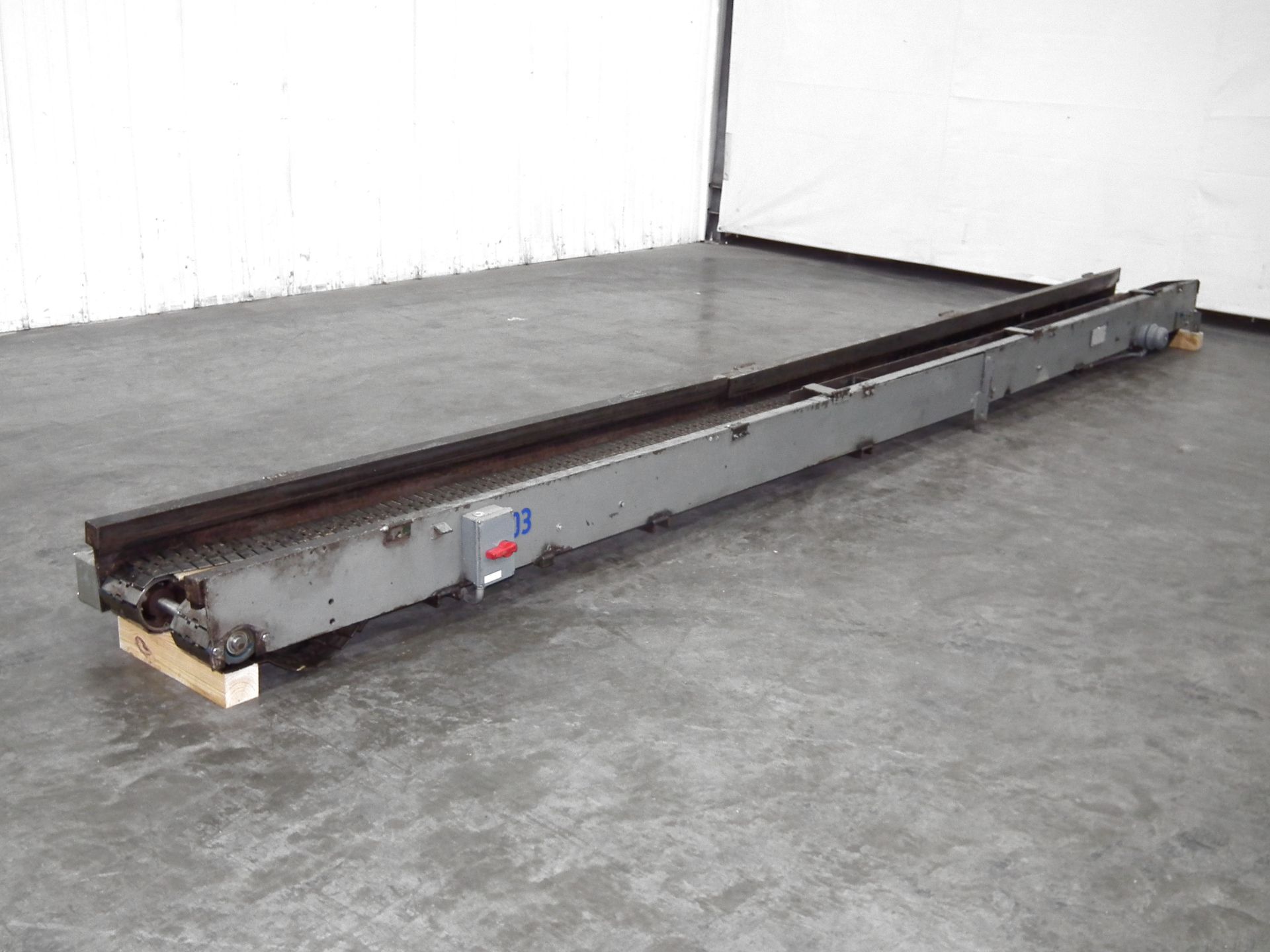 20' Long x 13" Wide Dual Lane Steel Conveyor - Image 9 of 13