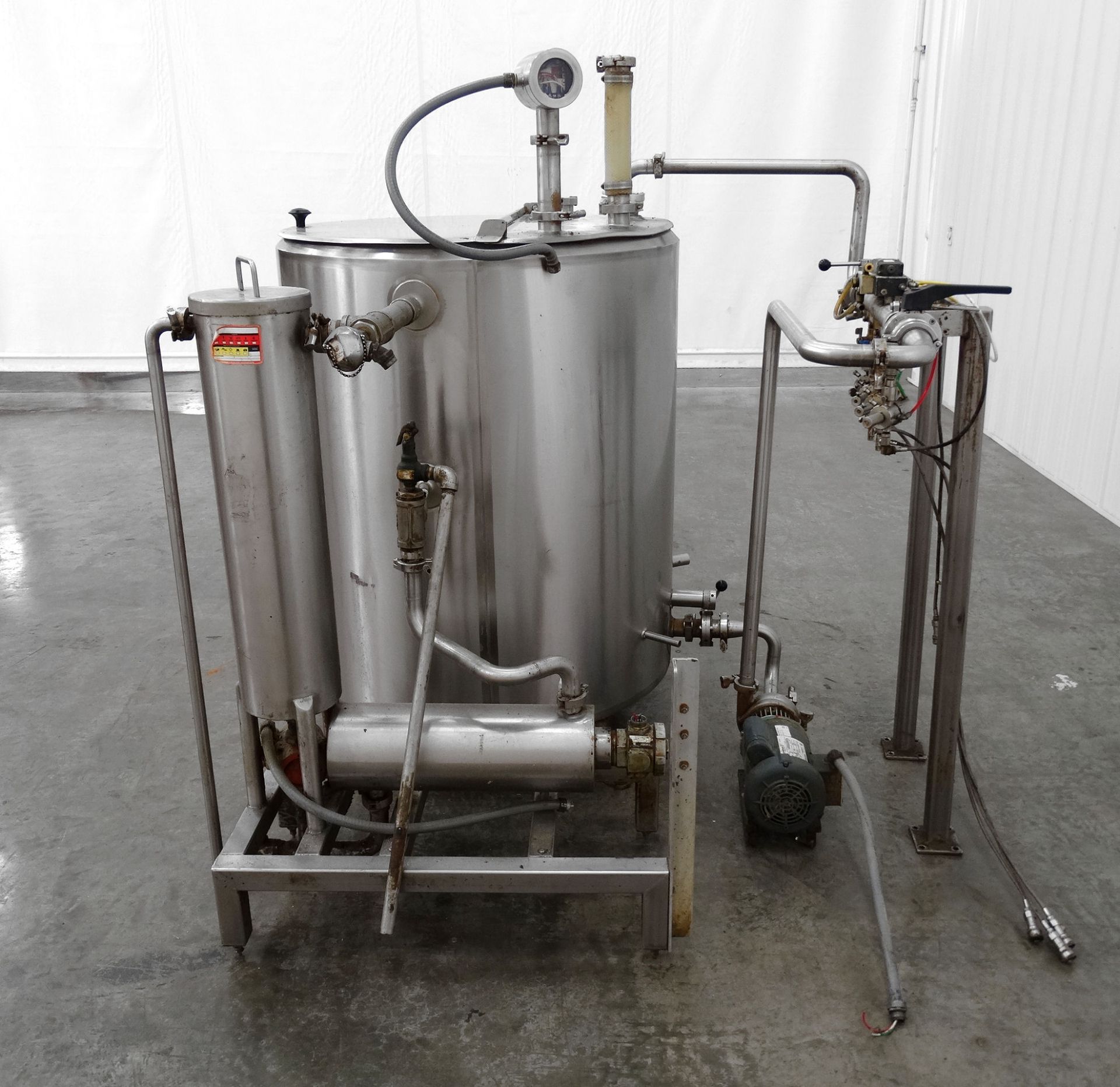 Cherry Burrell 200 Gal Tank with Spray Coating Nozzle - Image 5 of 14