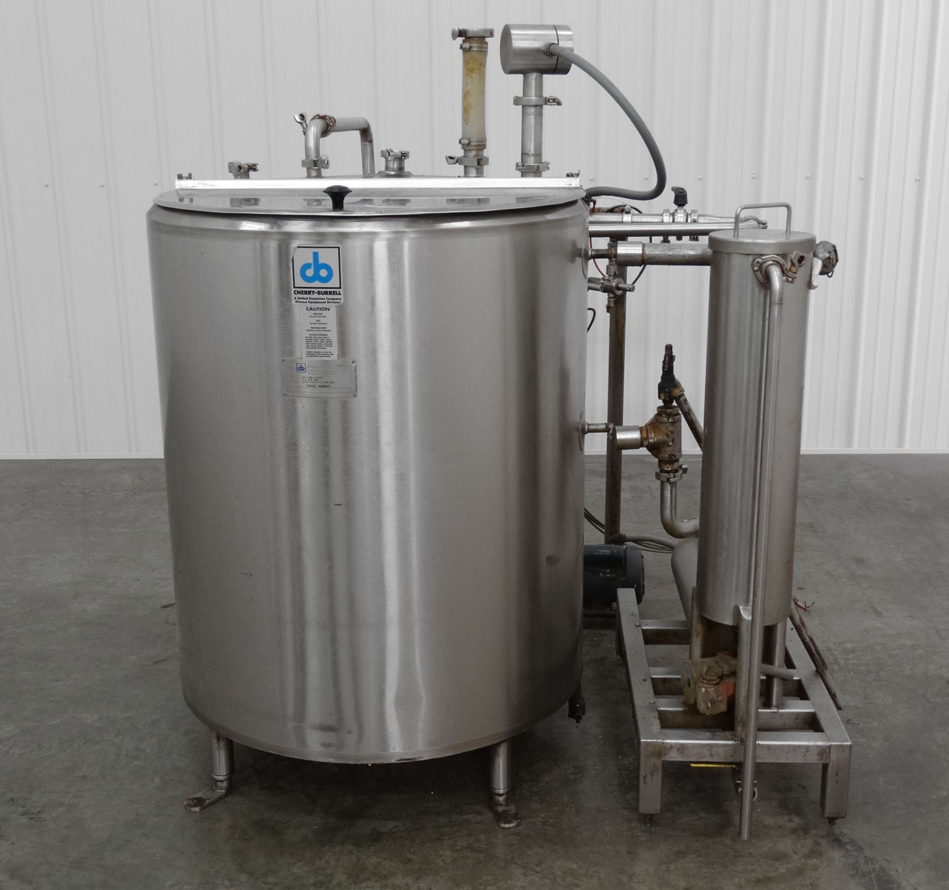 Cherry Burrell 200 Gal Tank with Spray Coating Nozzle - Image 3 of 14