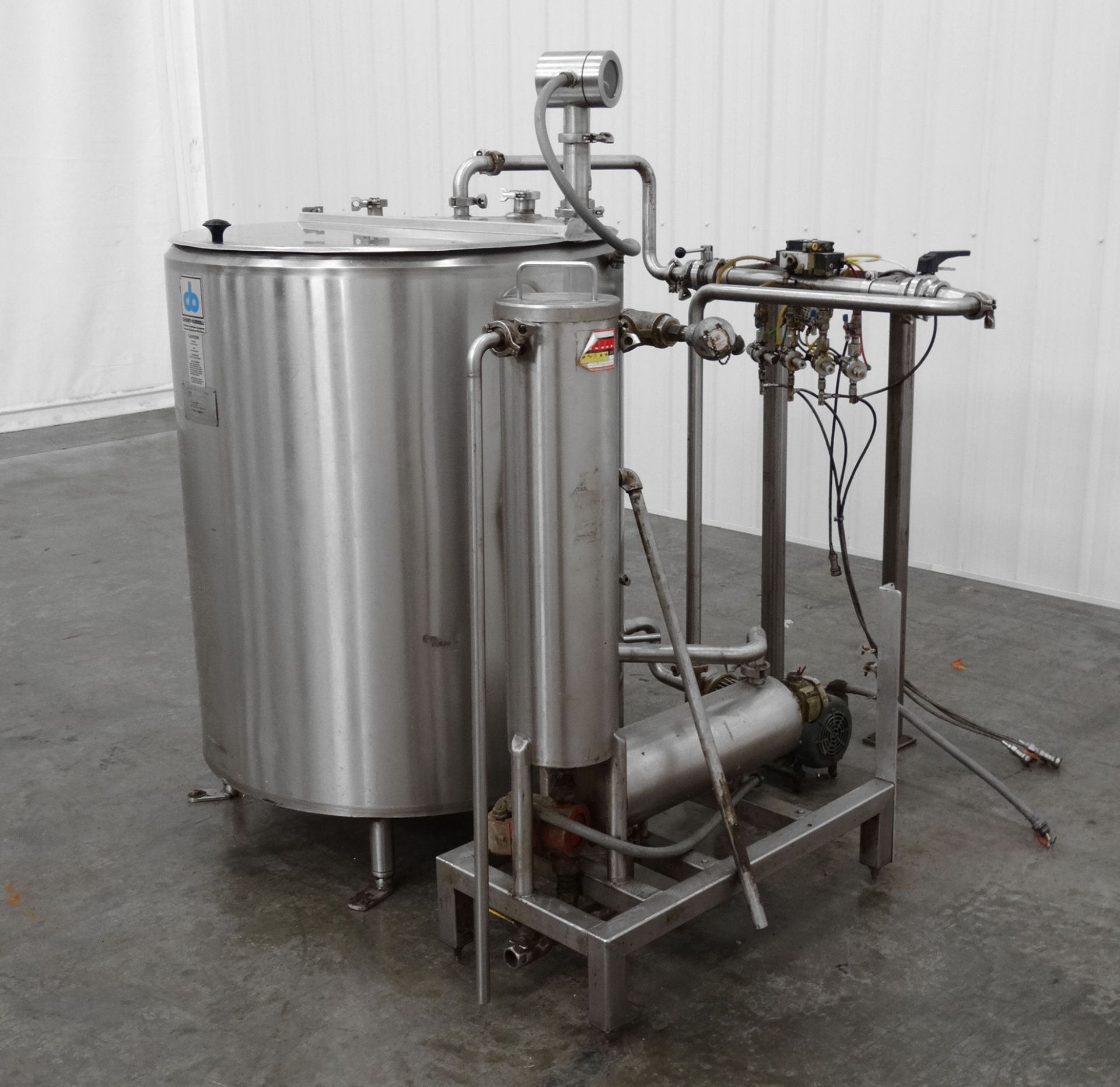 Cherry Burrell 200 Gal Tank with Spray Coating Nozzle - Image 2 of 14