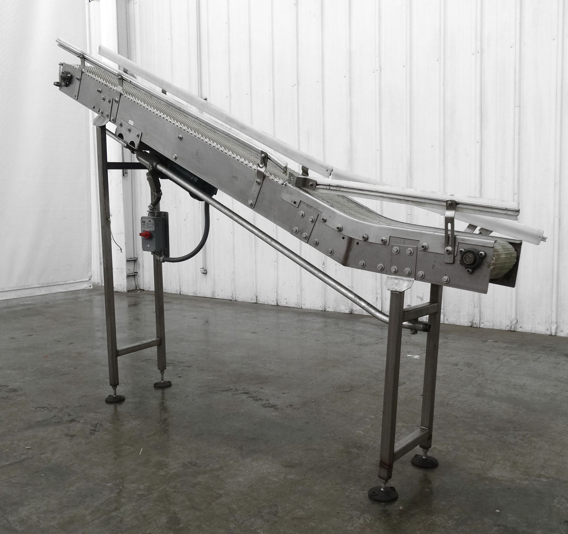 9" Wide x 98" Long Vertical Incline Conveyor - Image 3 of 6