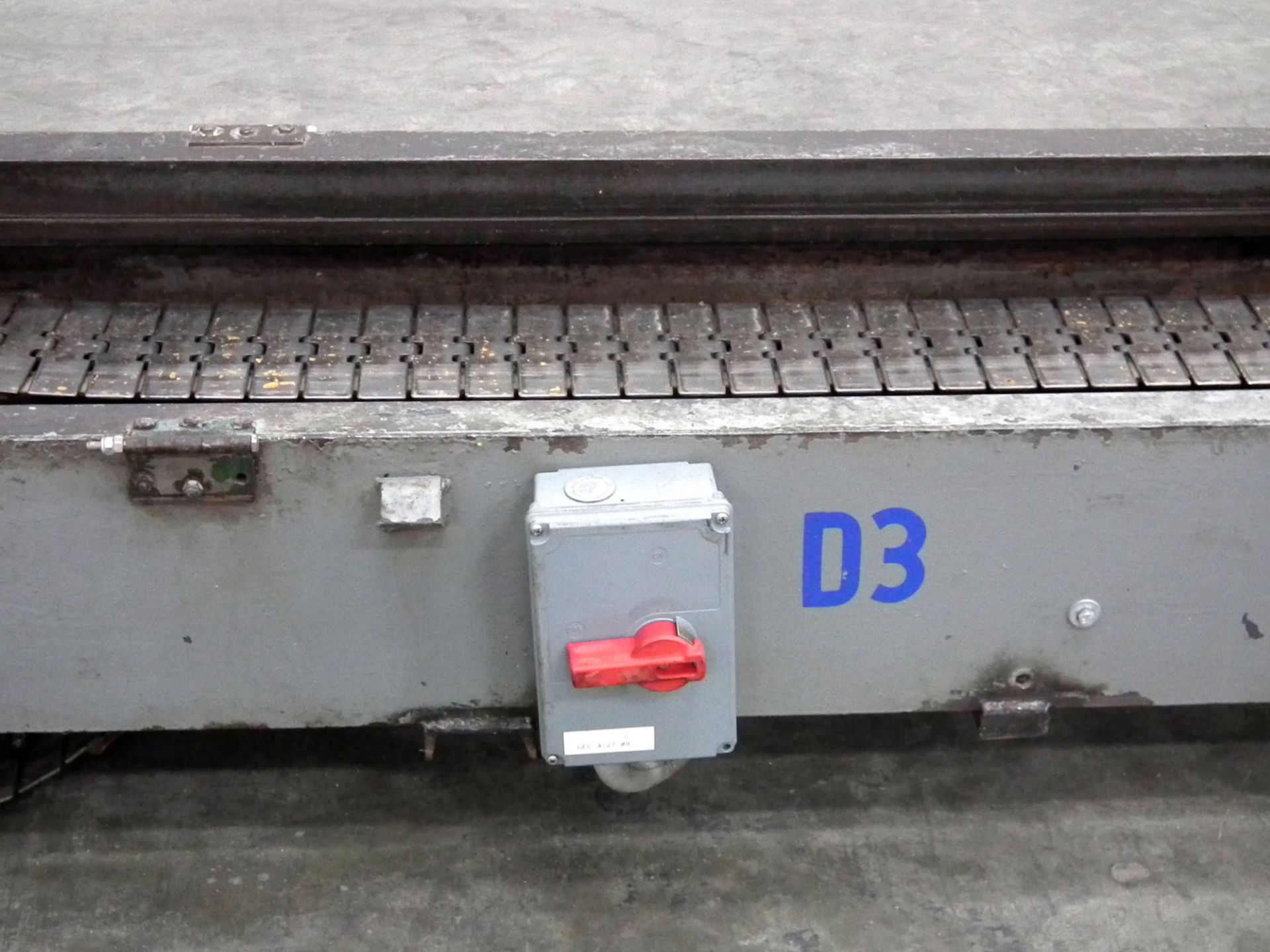 20' Long x 13" Wide Dual Lane Steel Conveyor - Image 10 of 13