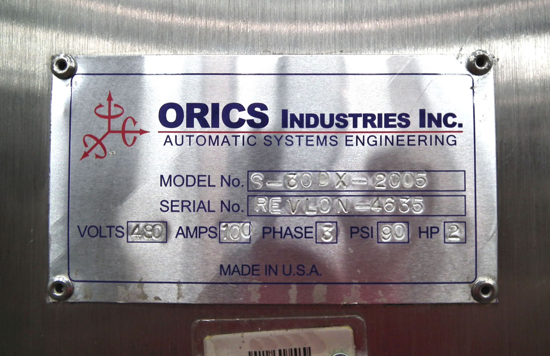 Orics Industries S-30DX Automatic Tray Sealer - Image 16 of 16