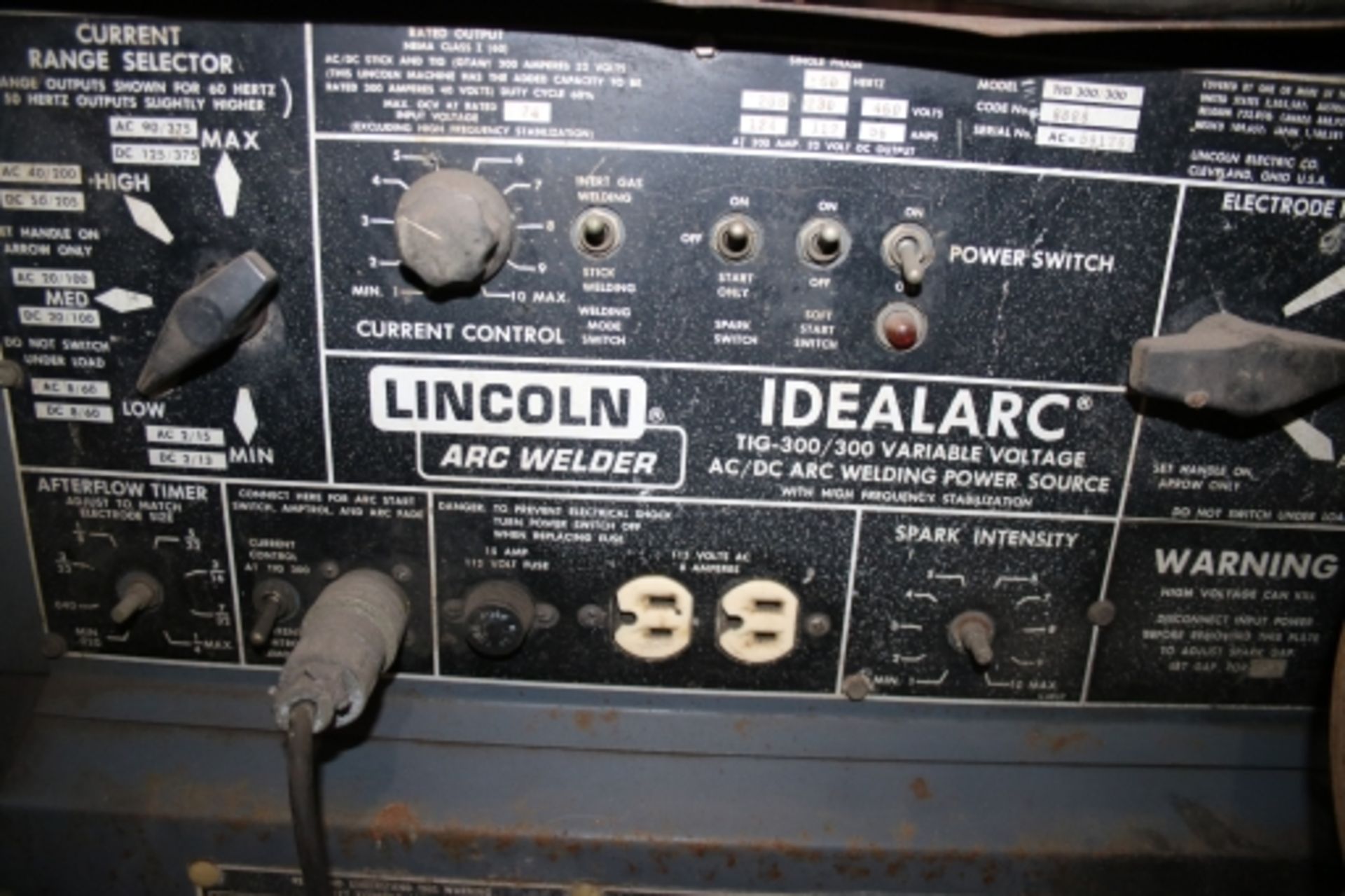 Lincoln Idealarc w/o Tig accessories - Image 3 of 7