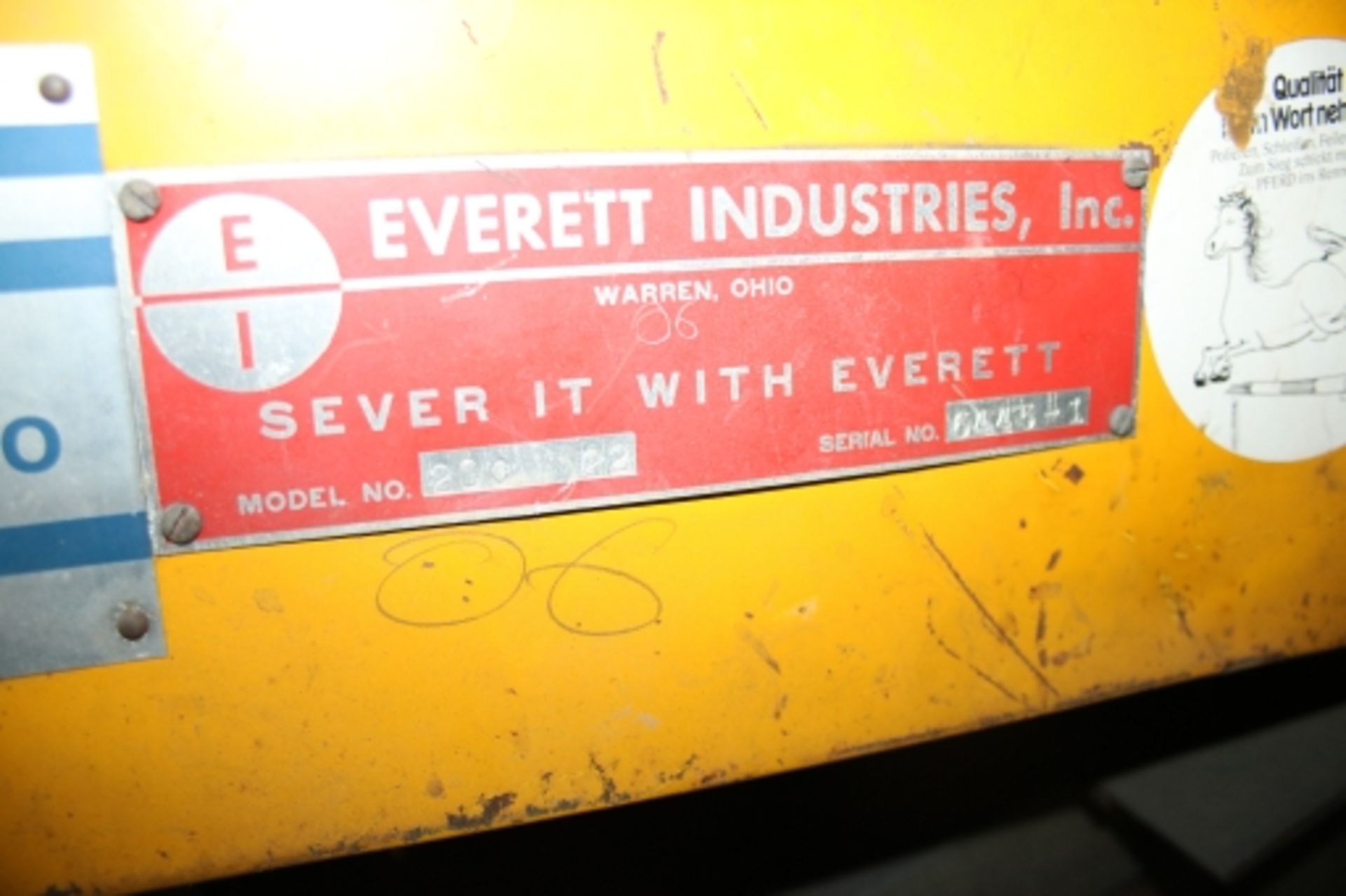 Everett Industries Chop Saw - Image 6 of 10