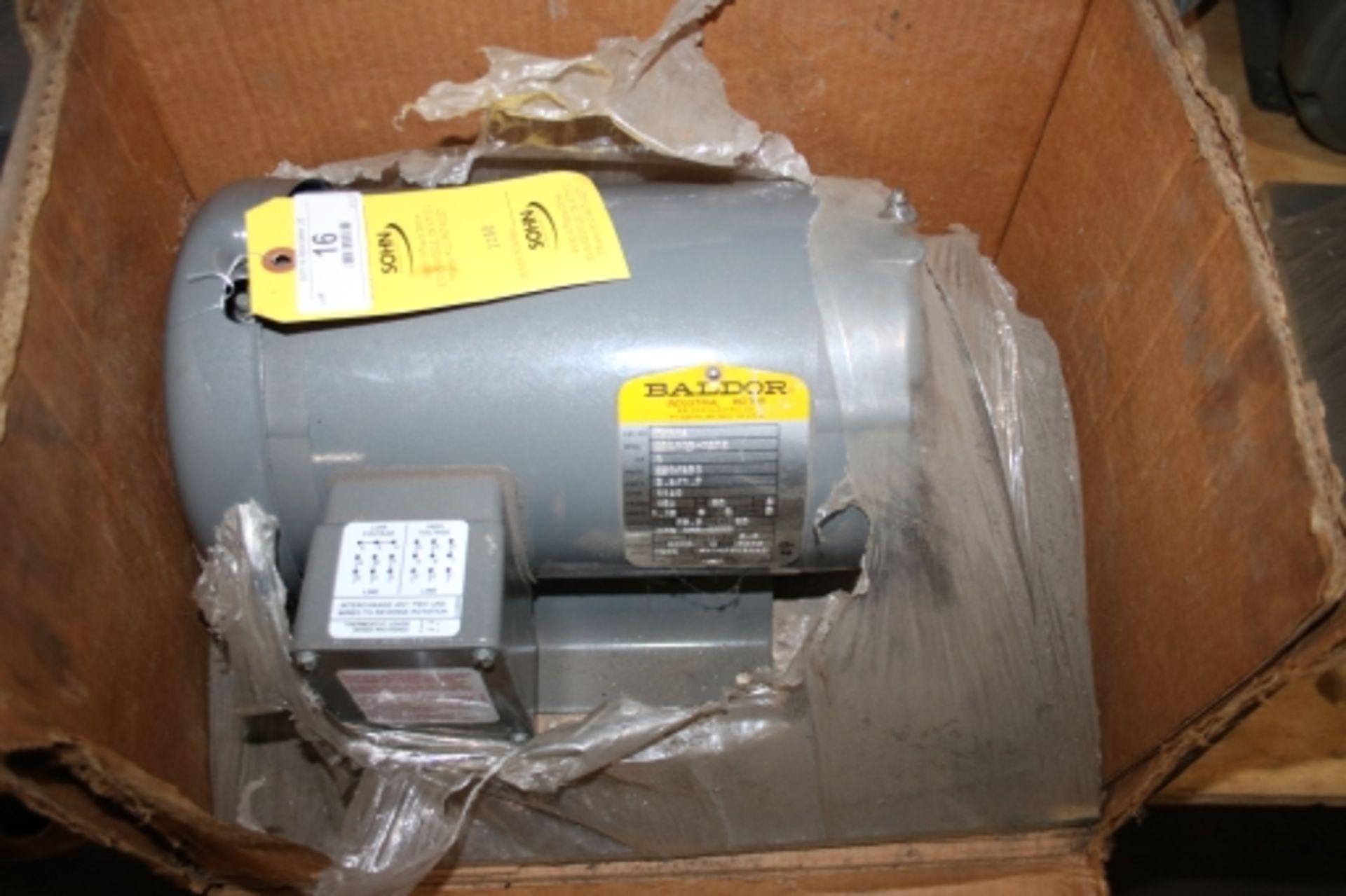 NEW - Baldor Industrial Motor, 1hp/1150 rpm - Image 10 of 10