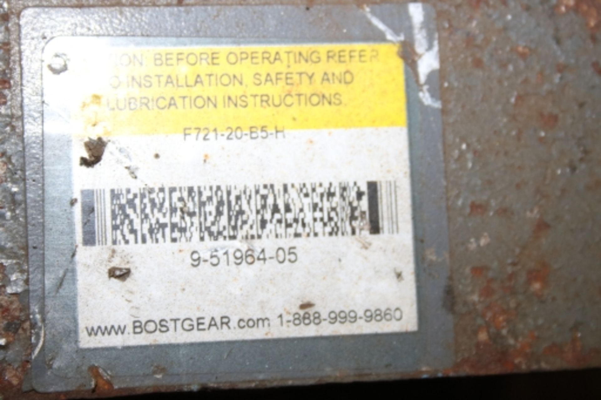 Boston Gear Reduction Boxes Cat. #F721-20-B5-H 20:1 - Image 10 of 15