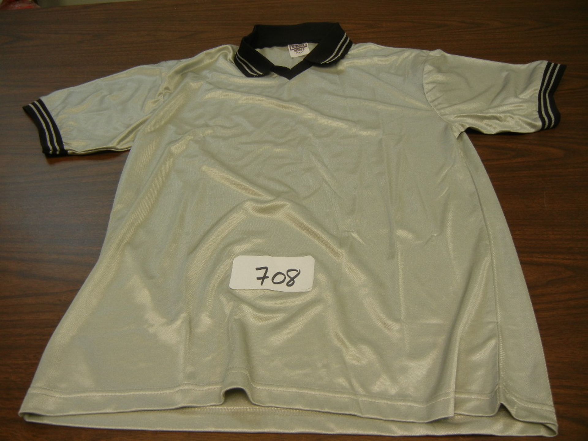 Youth Soccer Jersey 100% Polyester Hi-Sheen V-Neck, 1/4 Sleeves, Knit Collar VKM# Y696