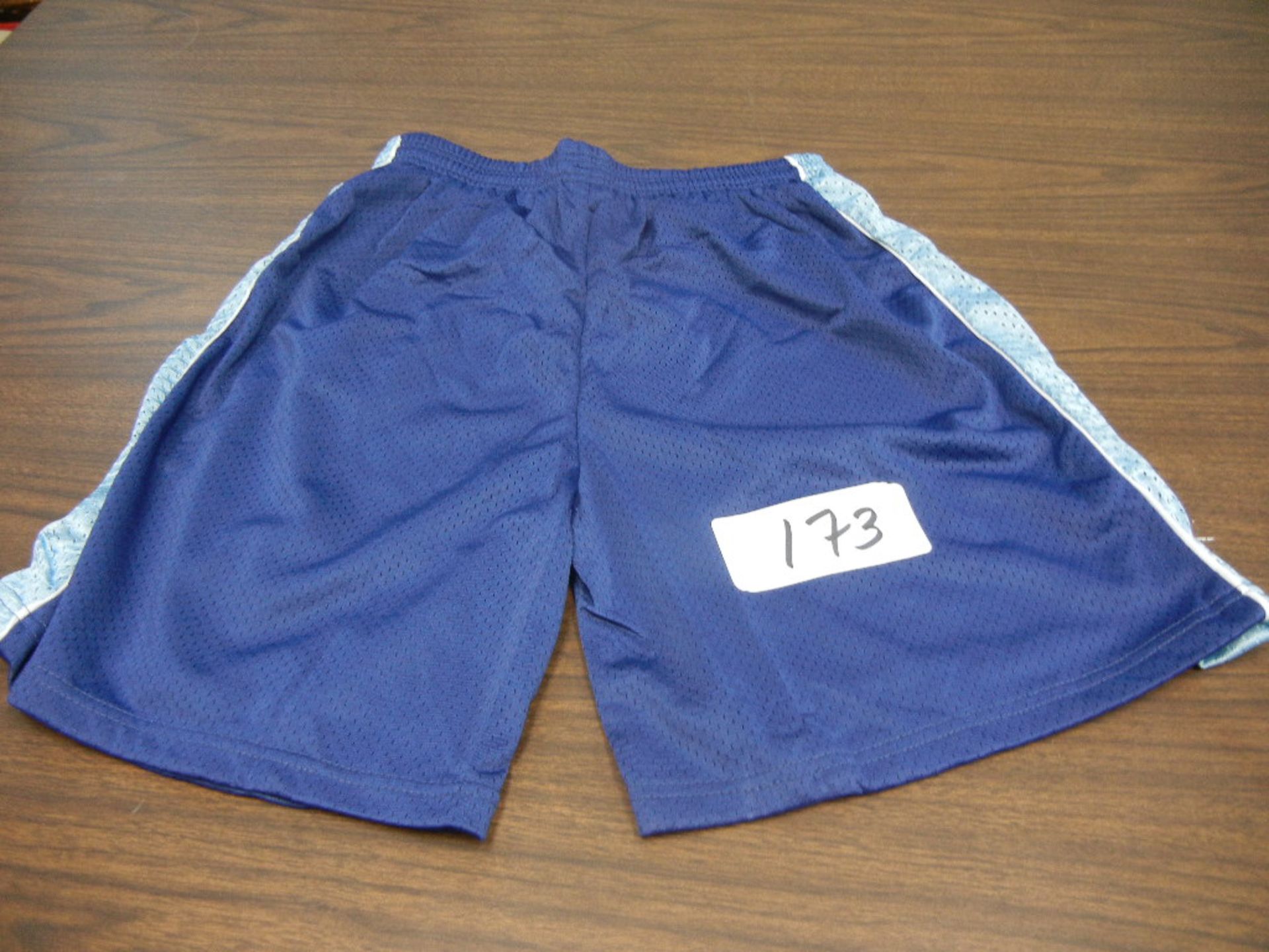 Youth 100% Nylon Tricot Mesh Lacrosse Short, Contrasting Trim All M/L VteKM#Y751 Navy/Columbia/