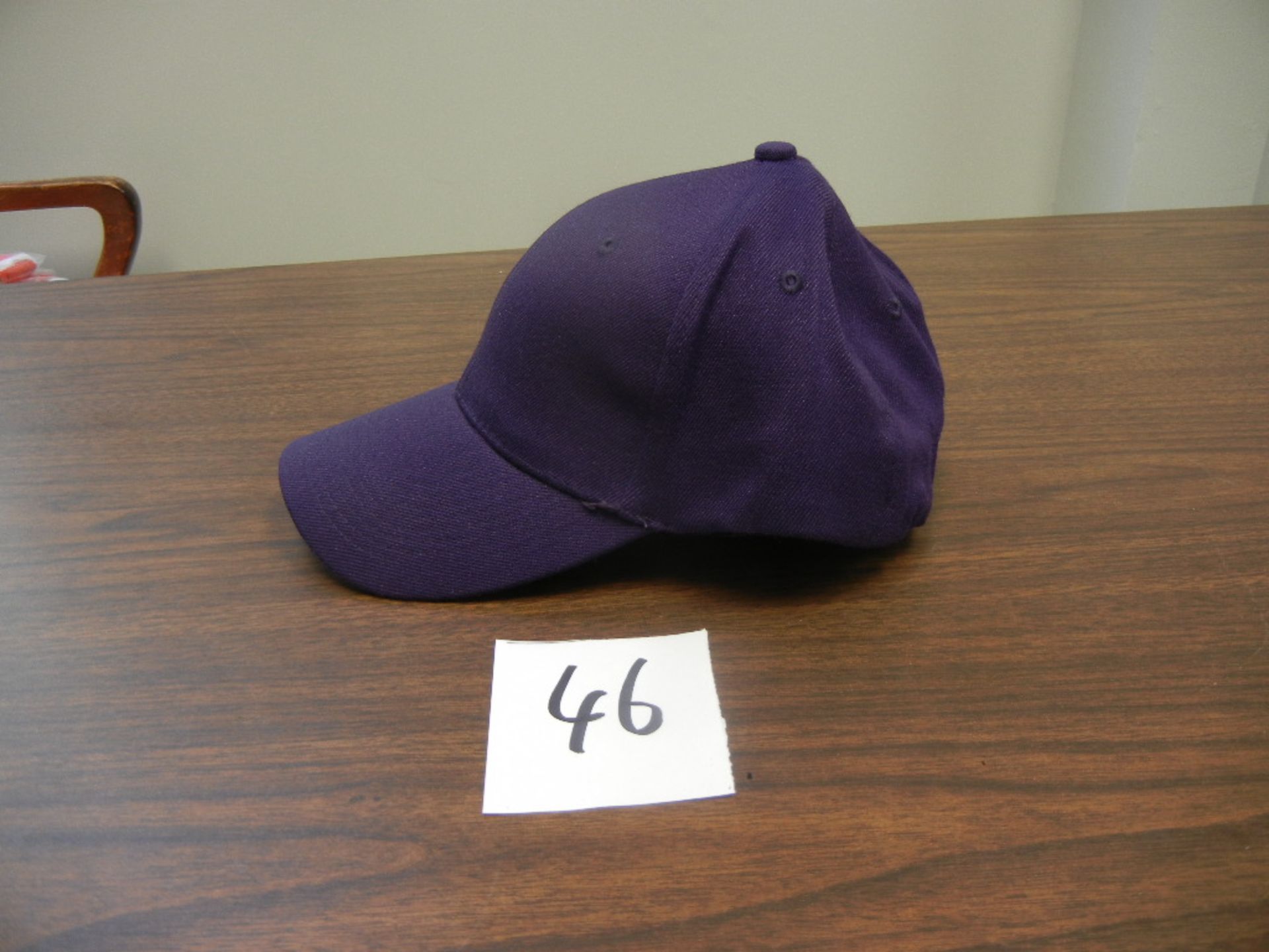 Wool Blend Stretch Fit cap, 6 Panel, with US Patent 24 hats/case, 3cs s/m, 3cs m/l, 3cs l/xl Purple
