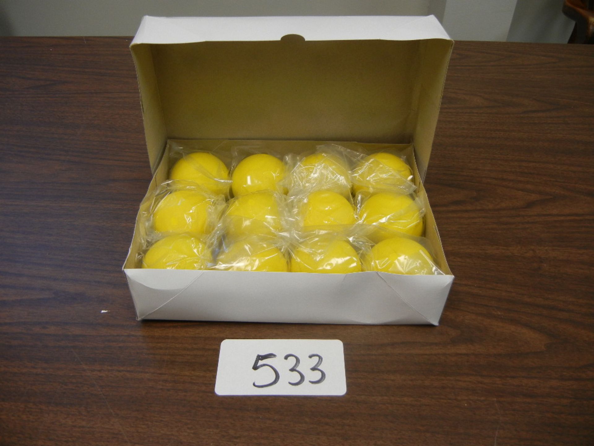 Dozen NFHS Approved Lacrosse Balls Yellow