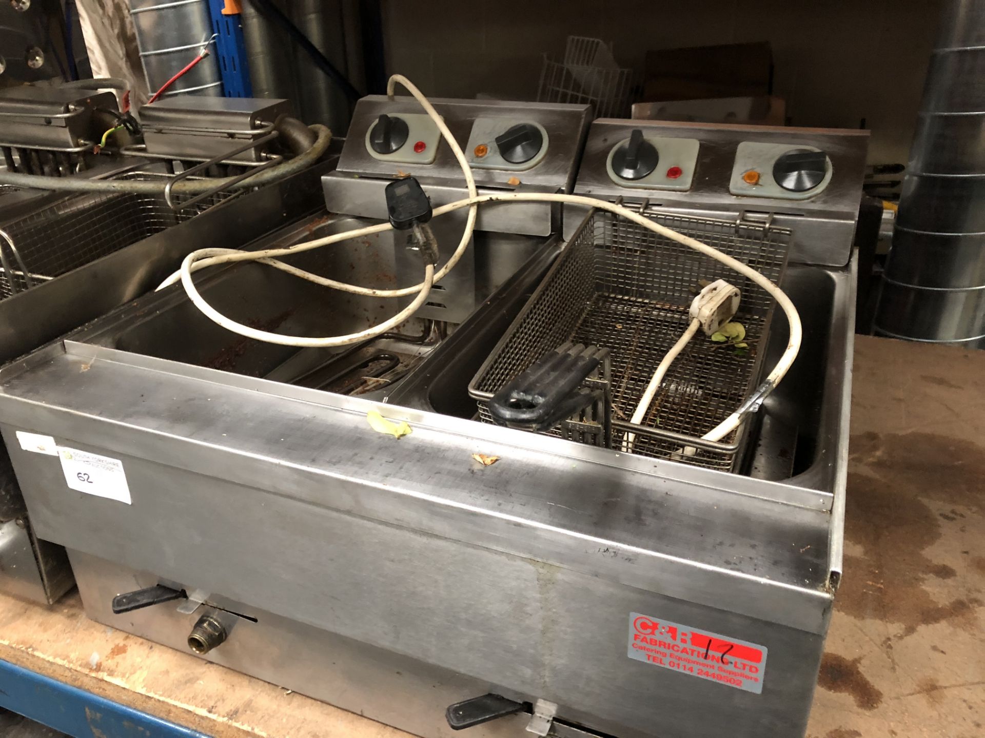 Double Table Top Fryer