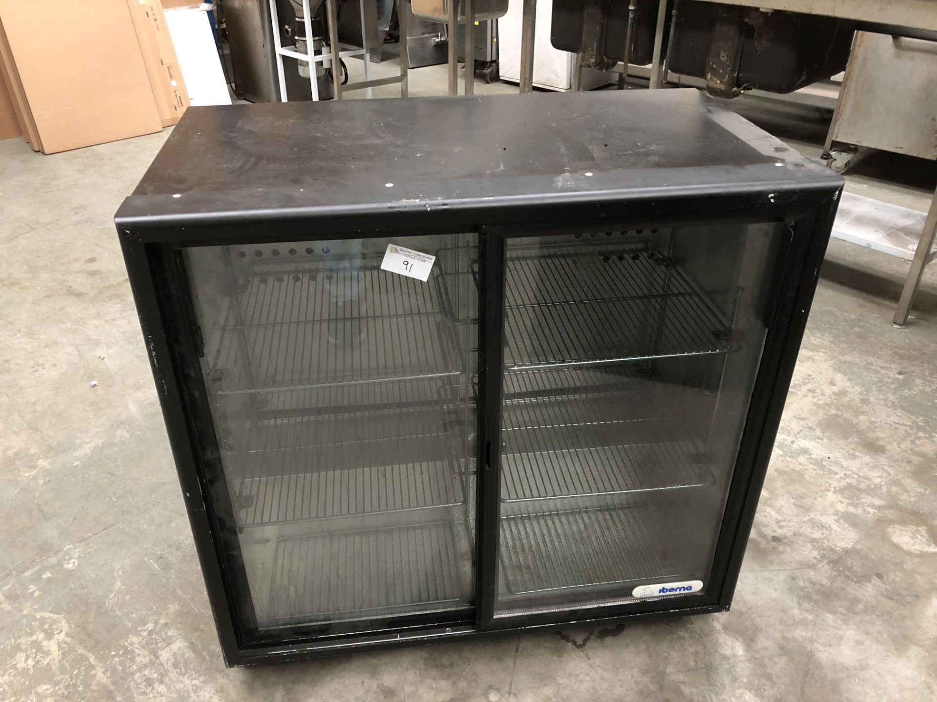 Iberna Double Door Sliding Bottle Cooler