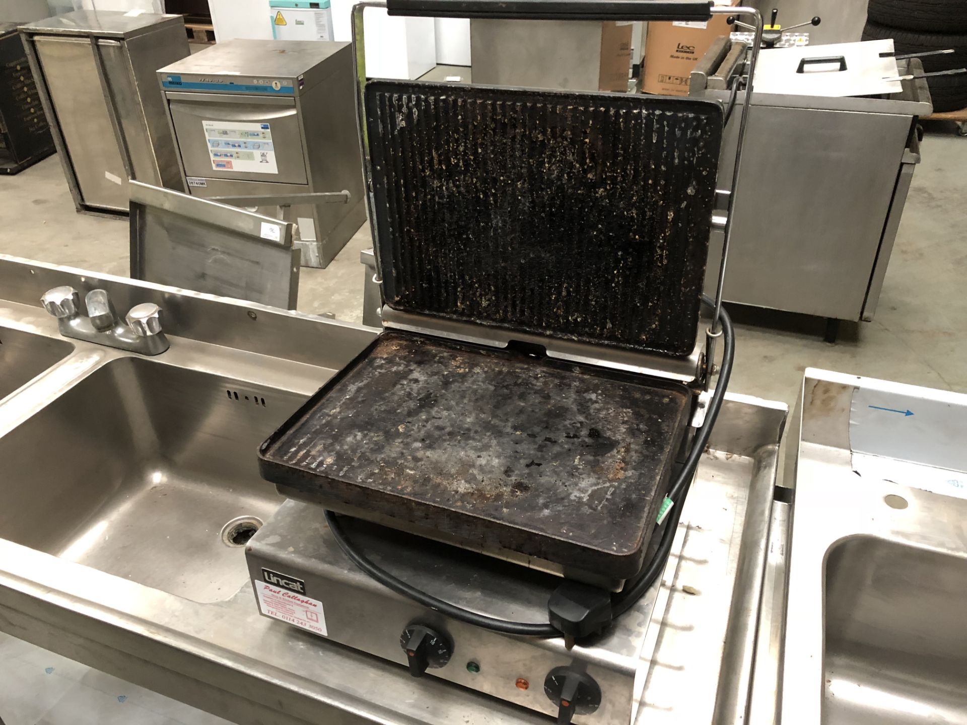 Lincat Single Pannini Grill Contact Cooker - Image 2 of 2