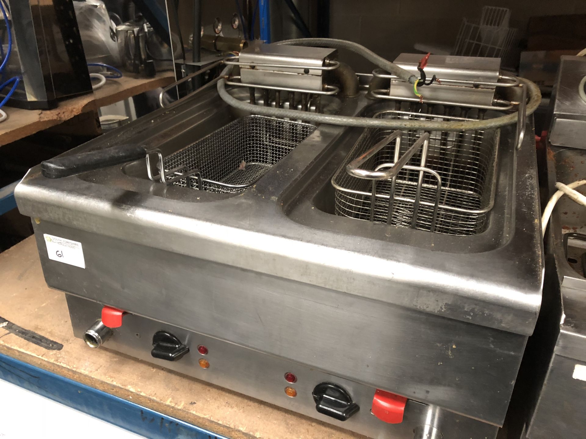 Double Table Top Fryer