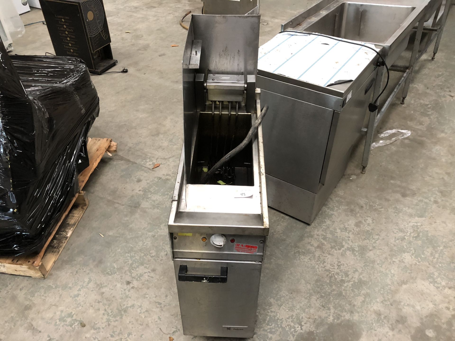 Falcon Single Floor Standing Fryer... - Image 2 of 2