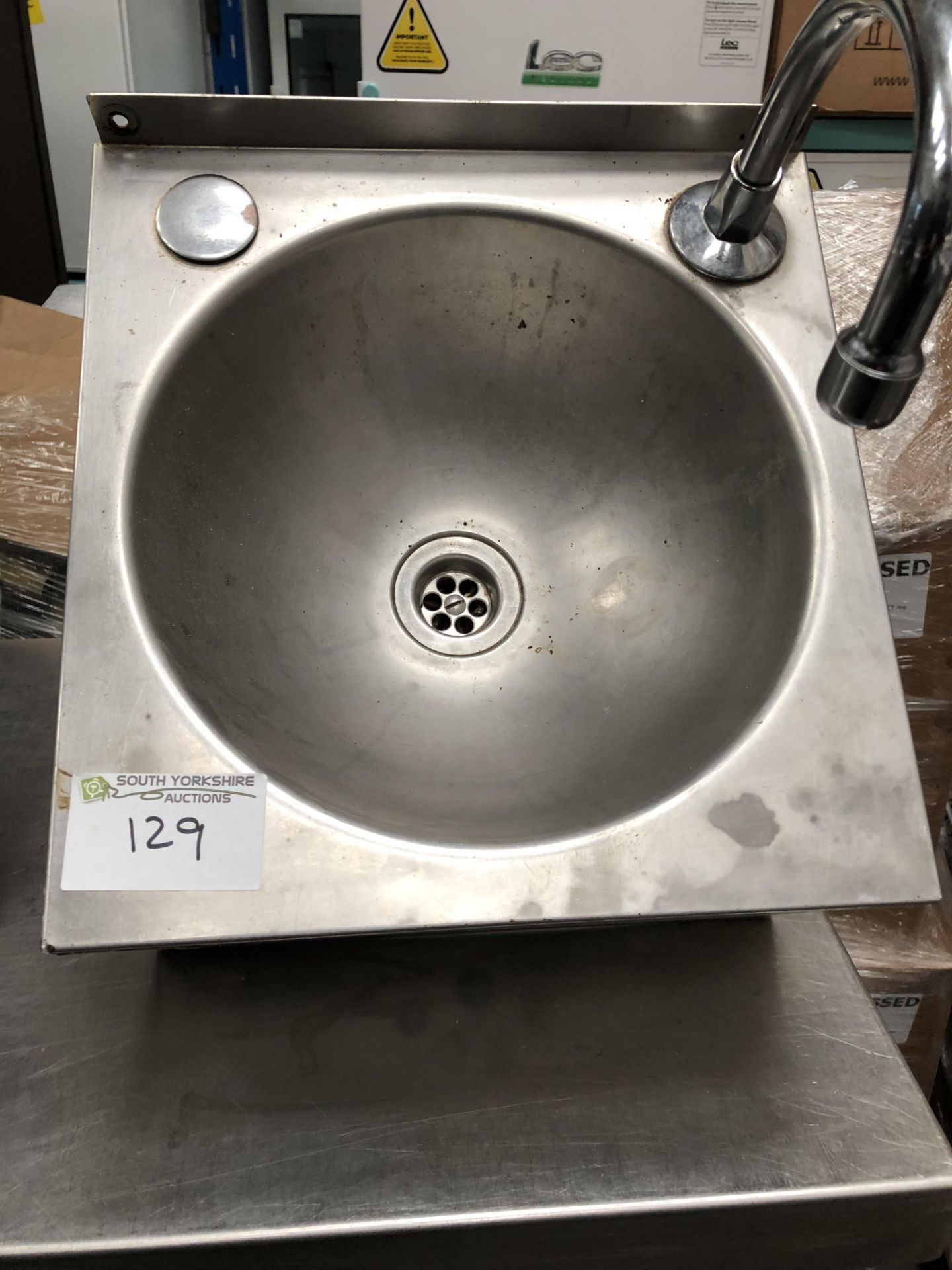 Stainless Hand Wash Sink and Tap...Knee Operation