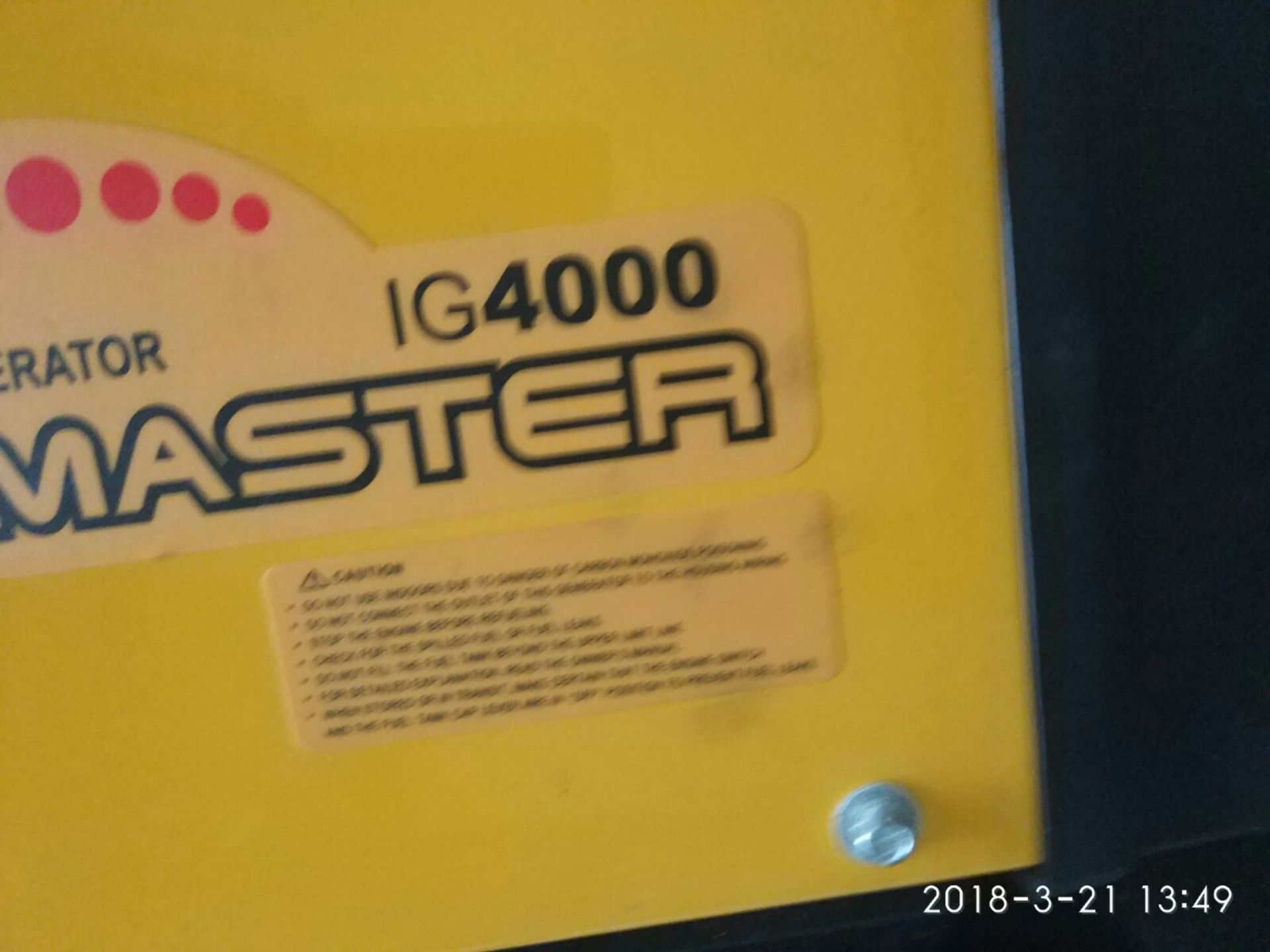 Kipor Generator IG4000 Quest Sinemaster - Image 3 of 4