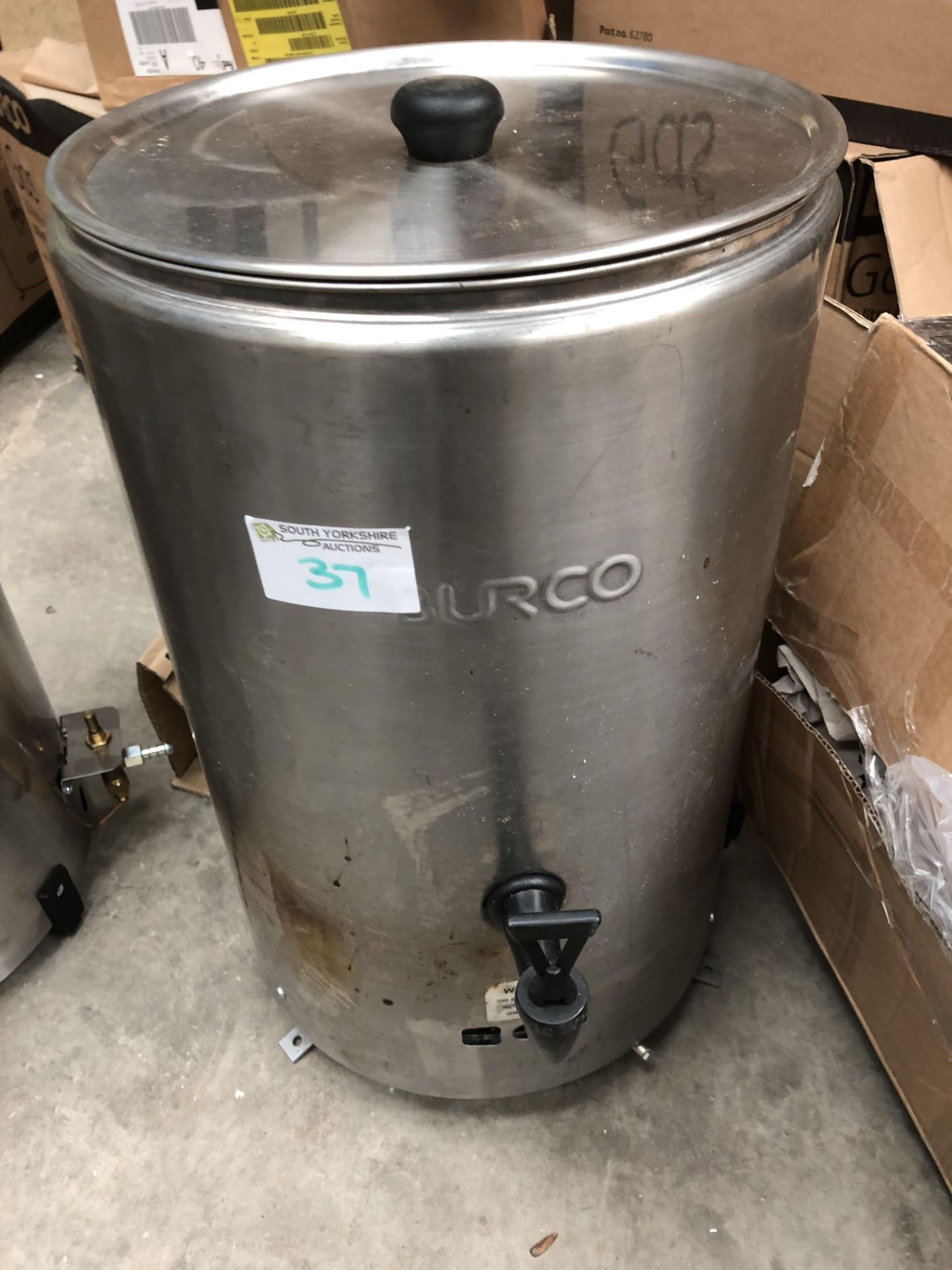 LPG Gas 20 Litre Burco Water Boiler with Lid