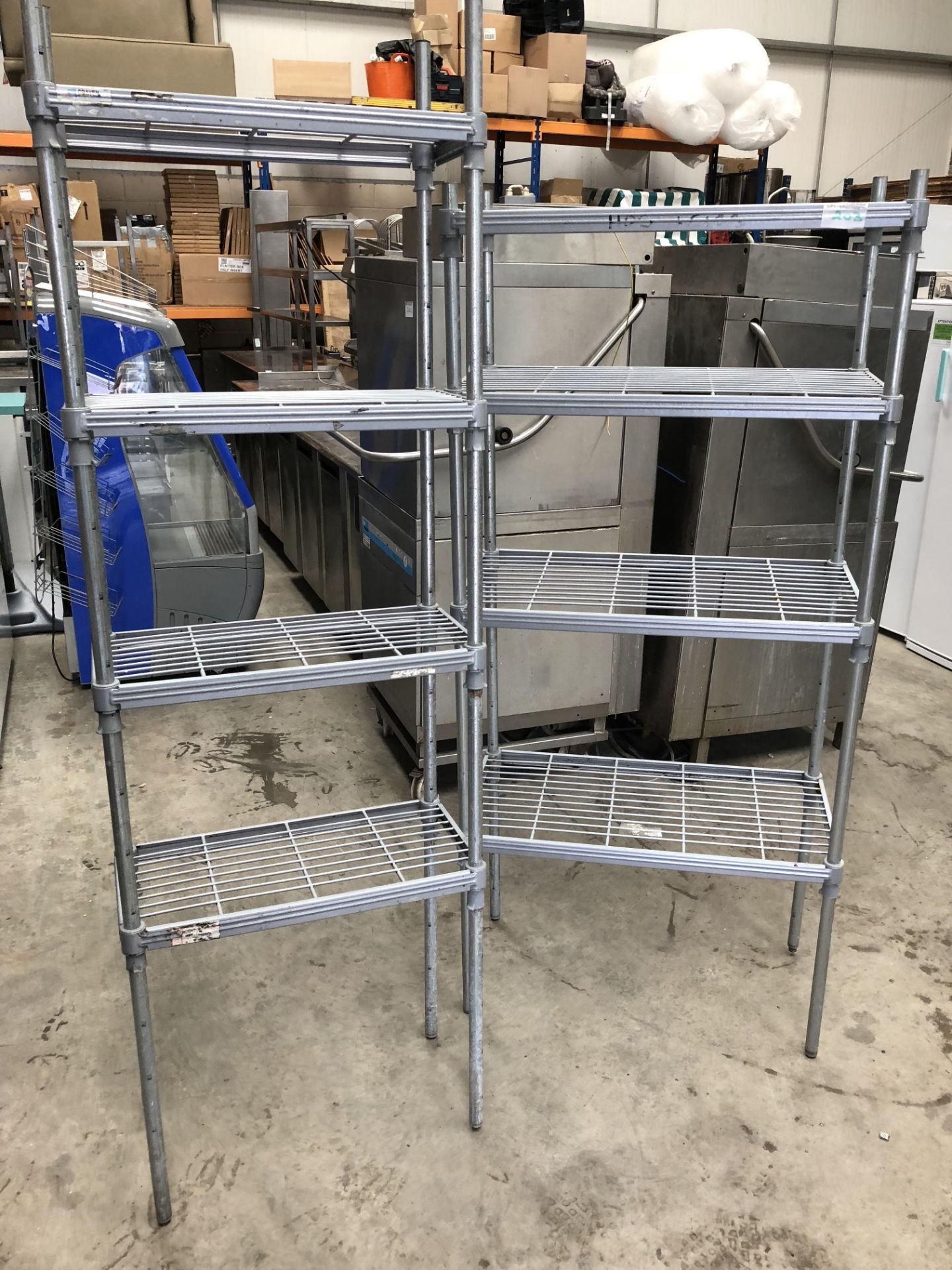 2 x 4 Tier Pot Racks