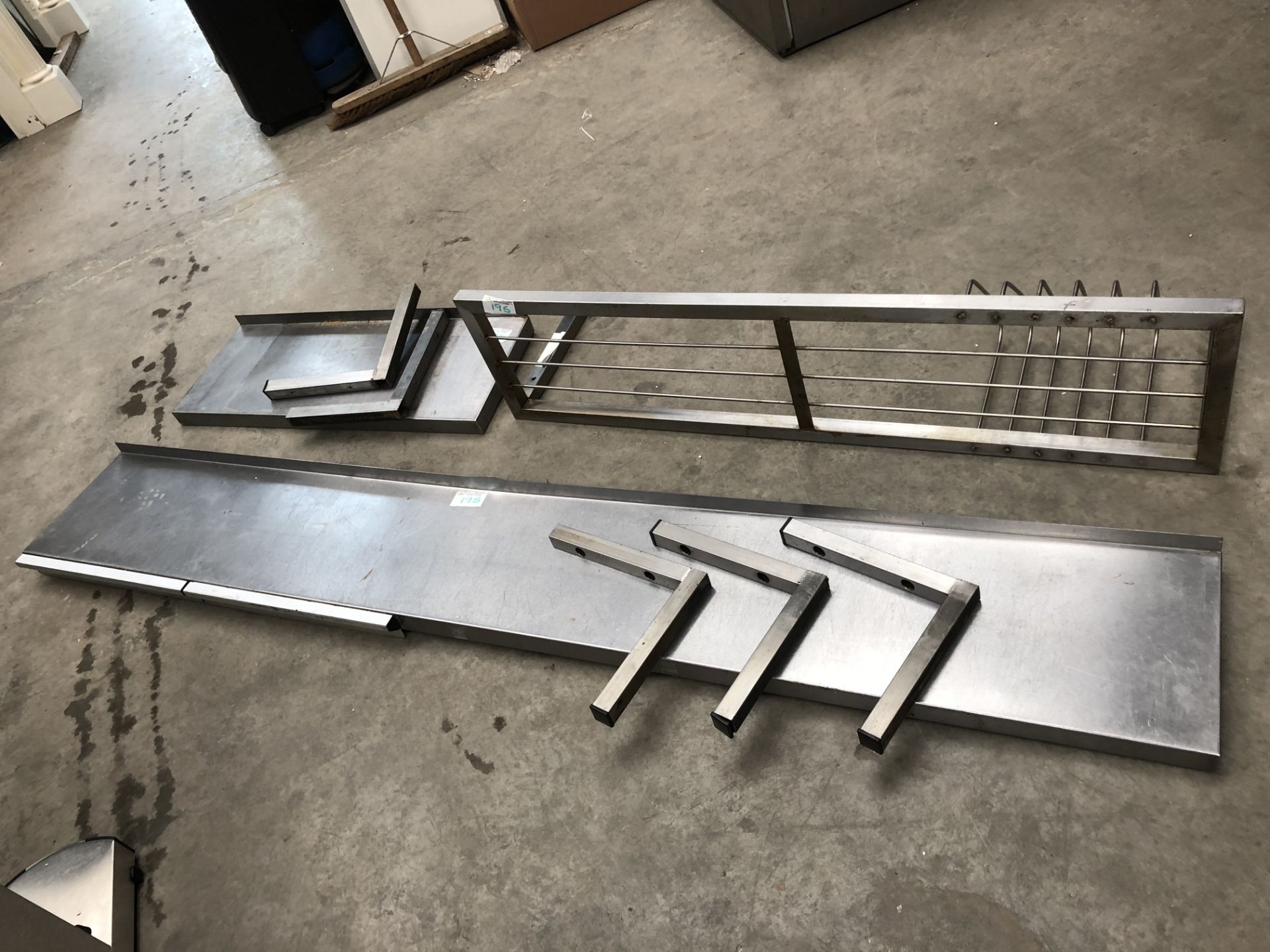 3 x Stainless Steel Shelves
