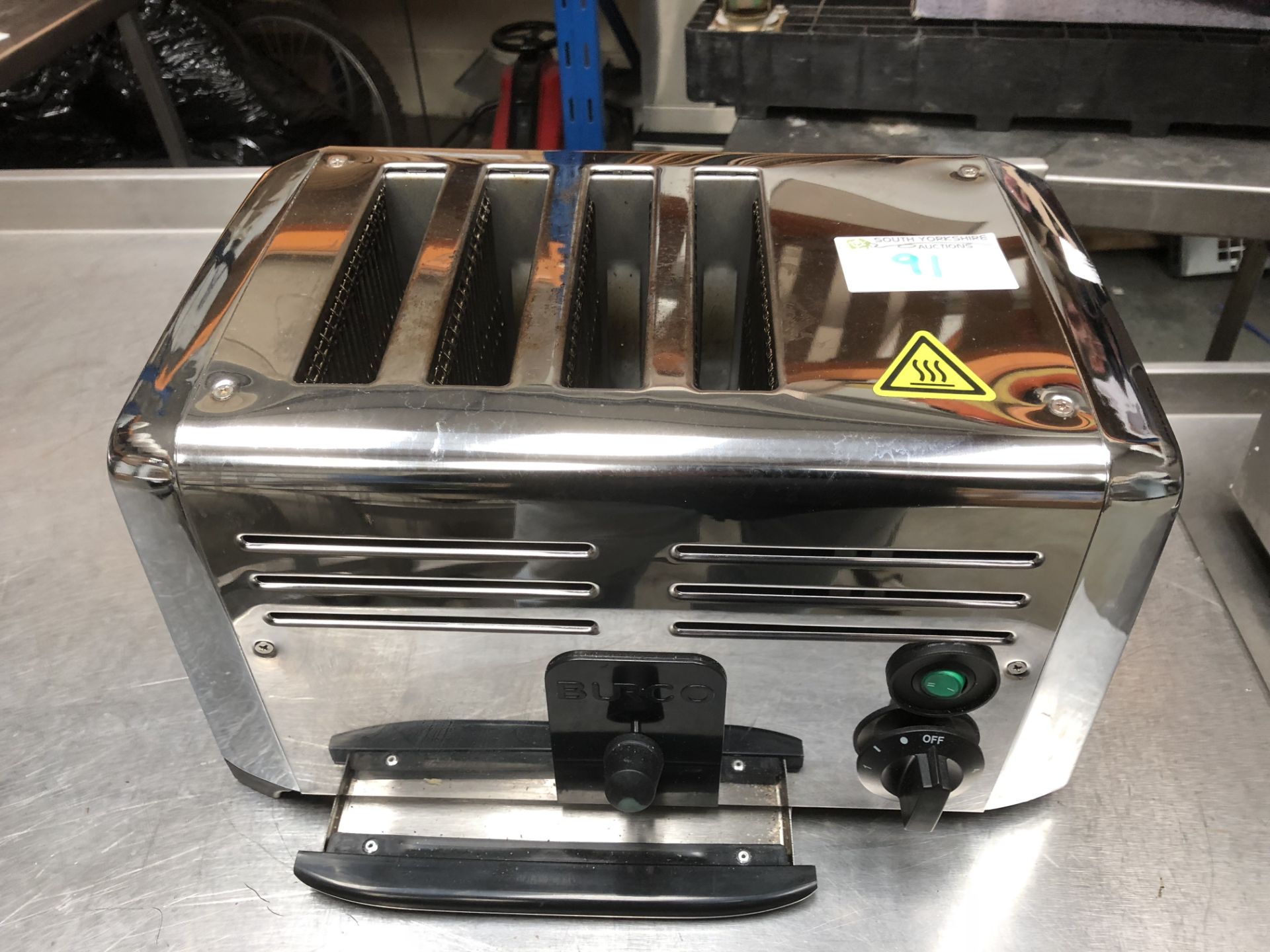 Burco 4 Slot Toaster