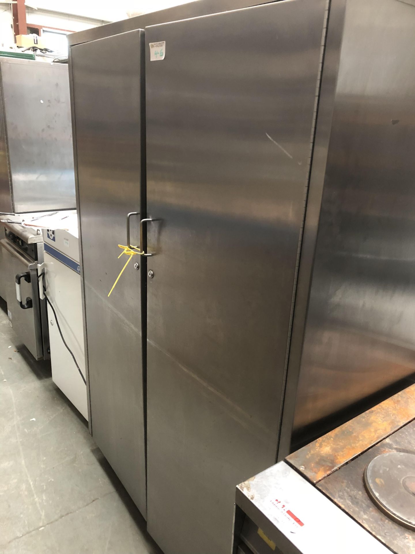 Large Stainless Steel Kitchen Cupboard