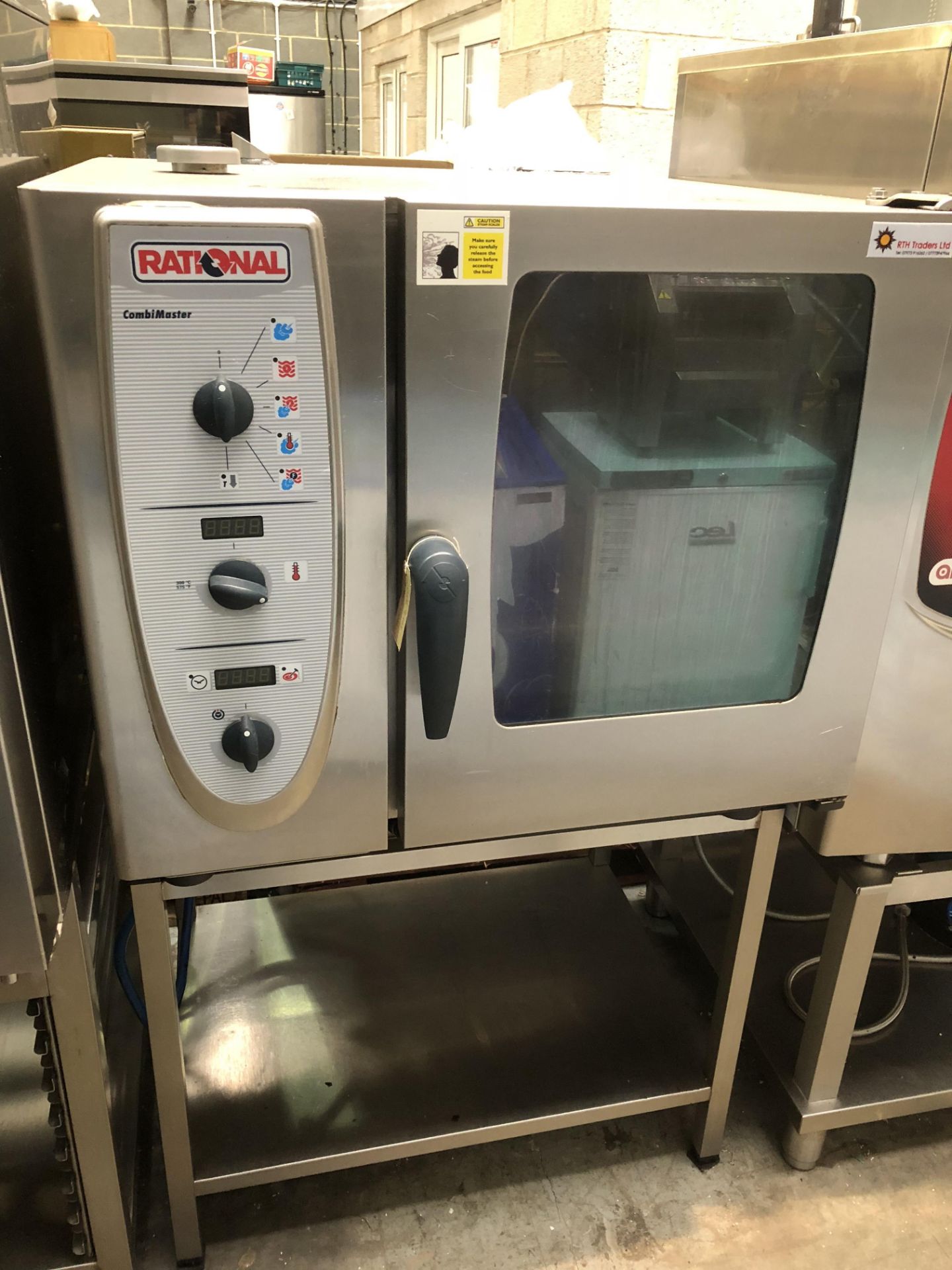 Rational Combi Steamer 6 Grid on Stand, Working