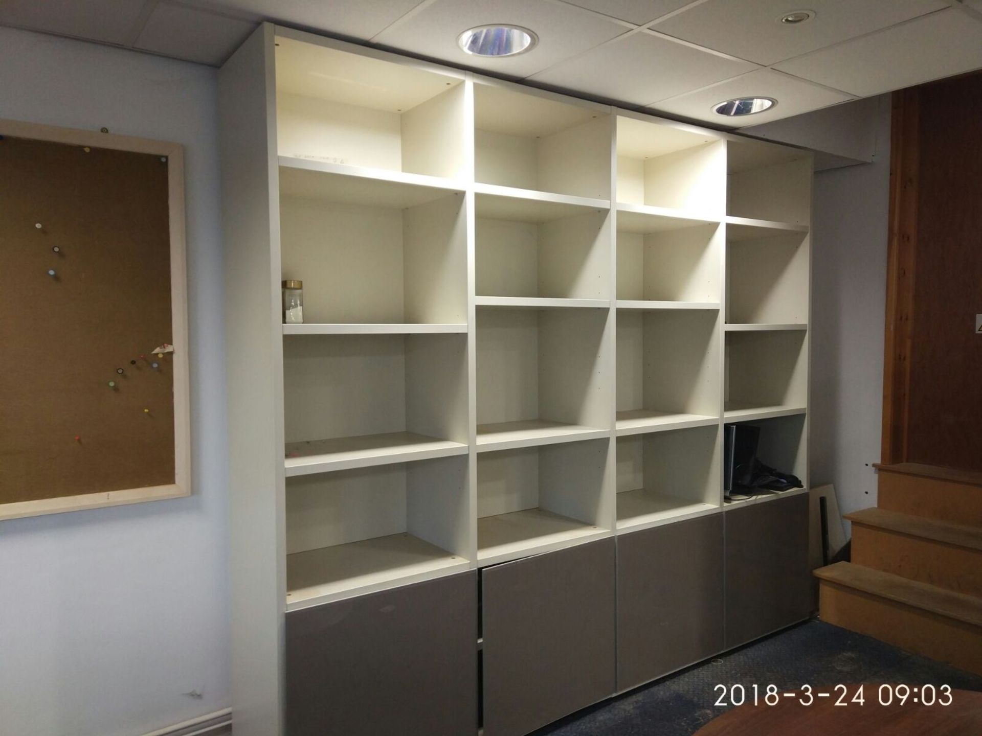 Huge Bespoke Office Shelving Unit