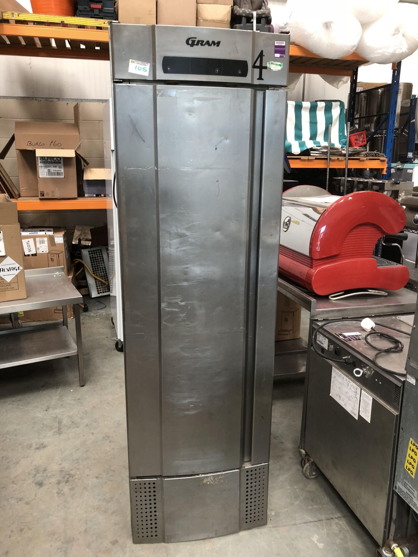 Gram Slimline Upright Fridge