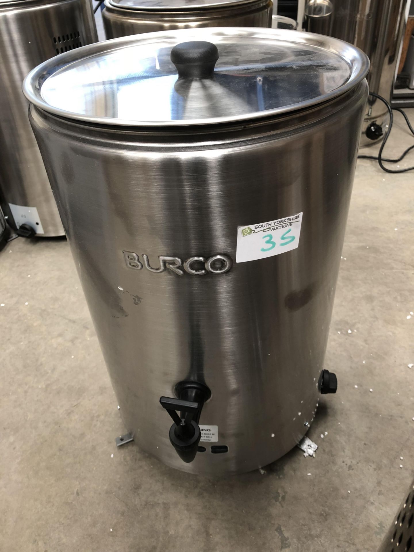 LPG Gas 20 Litre Burco Water Boiler with Lid