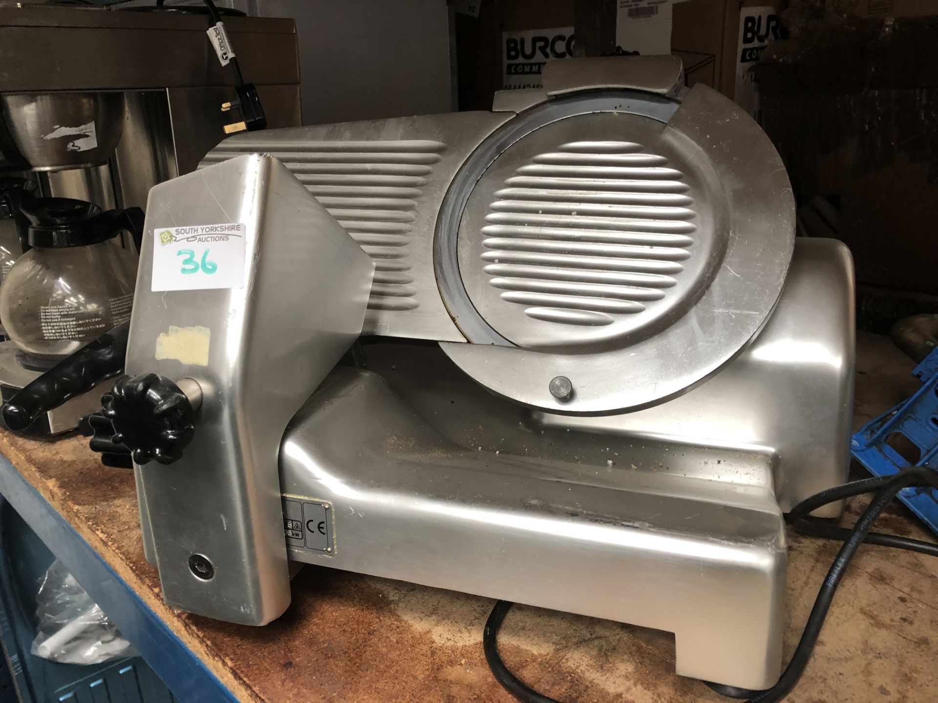 10 " Meat Slicer working but no Carriage