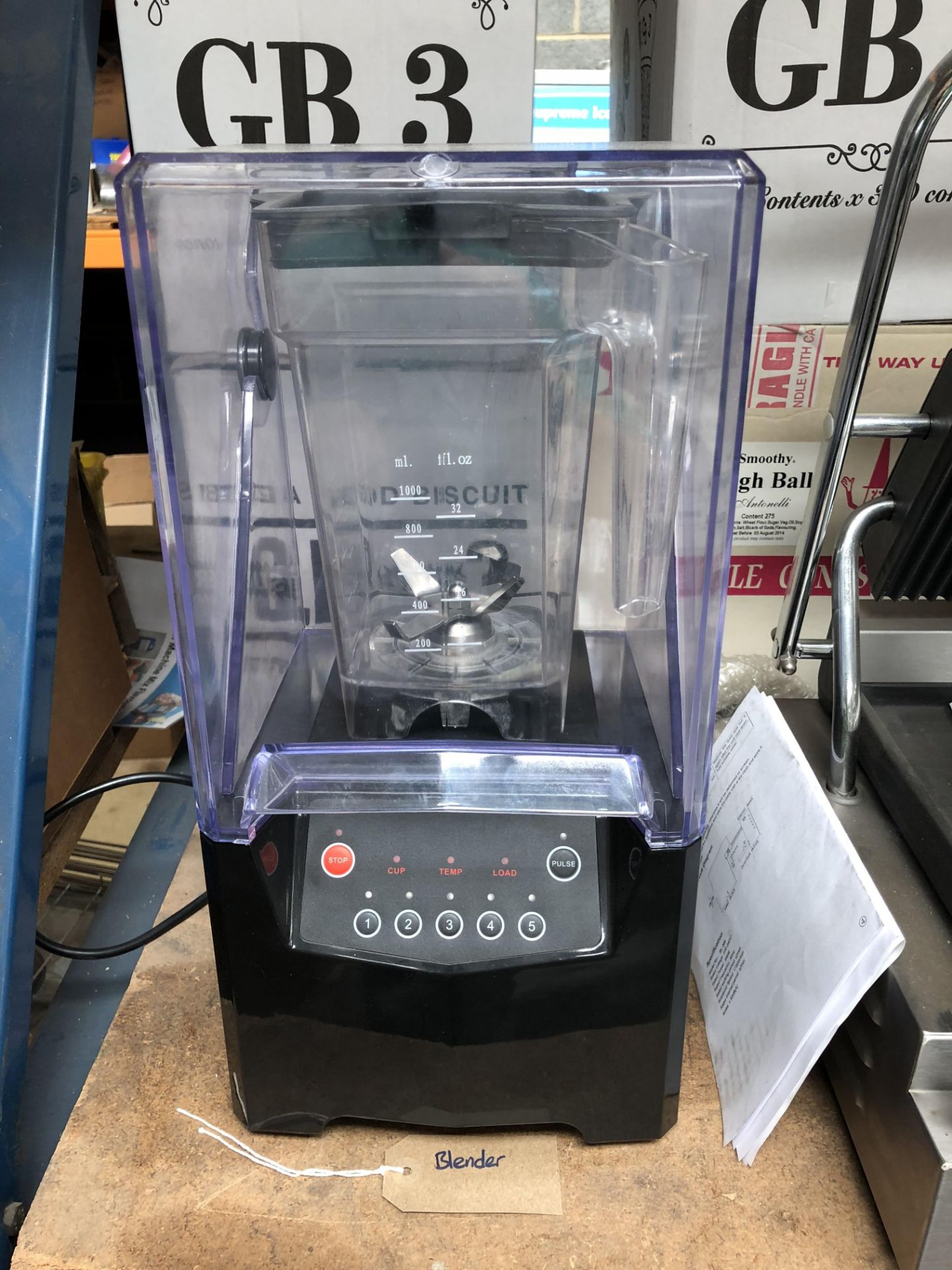 Ice Cream, Milk Shake Blender with Silence Hood in Box