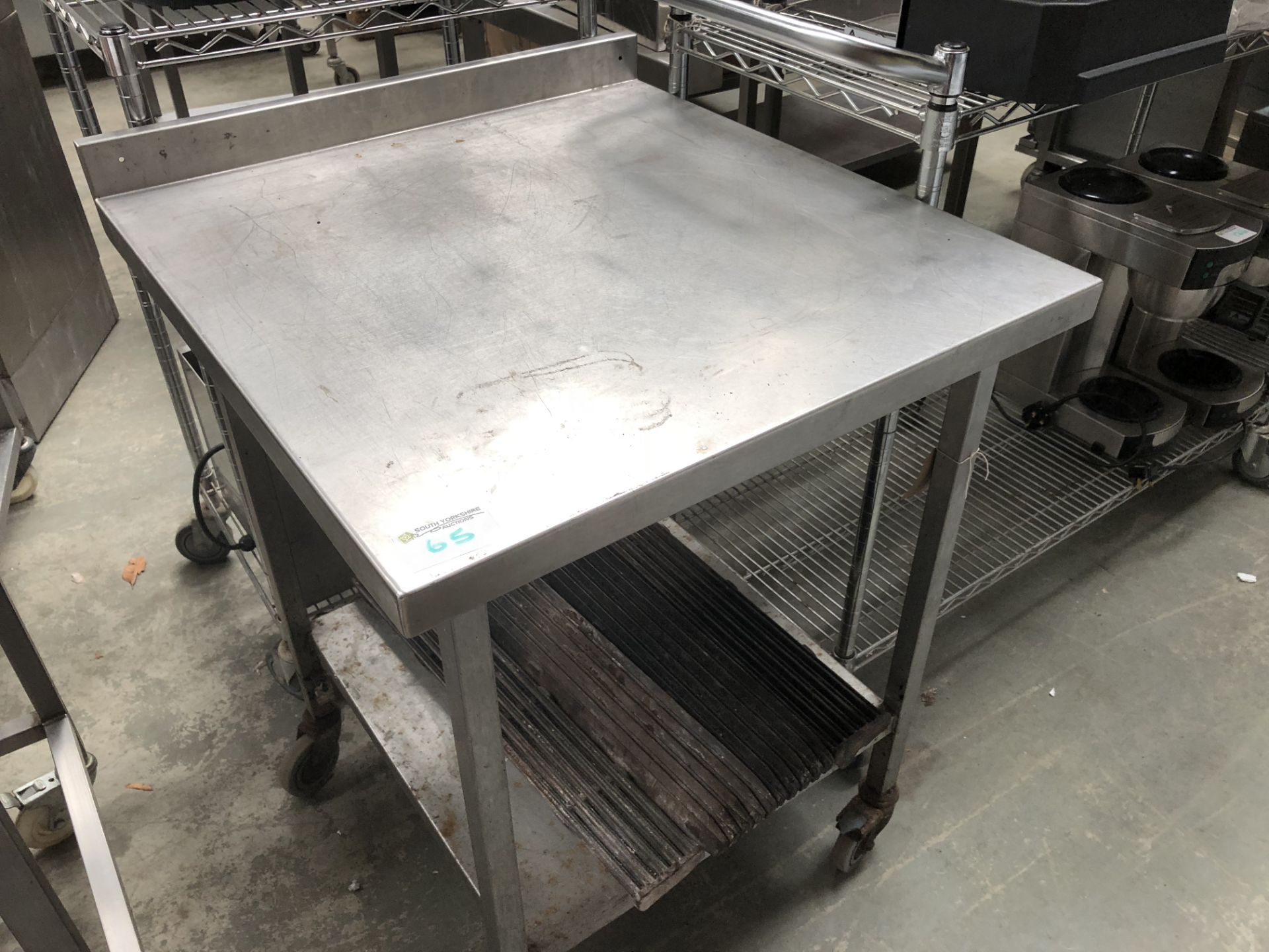 Stainless Steel Table With Undershelf
