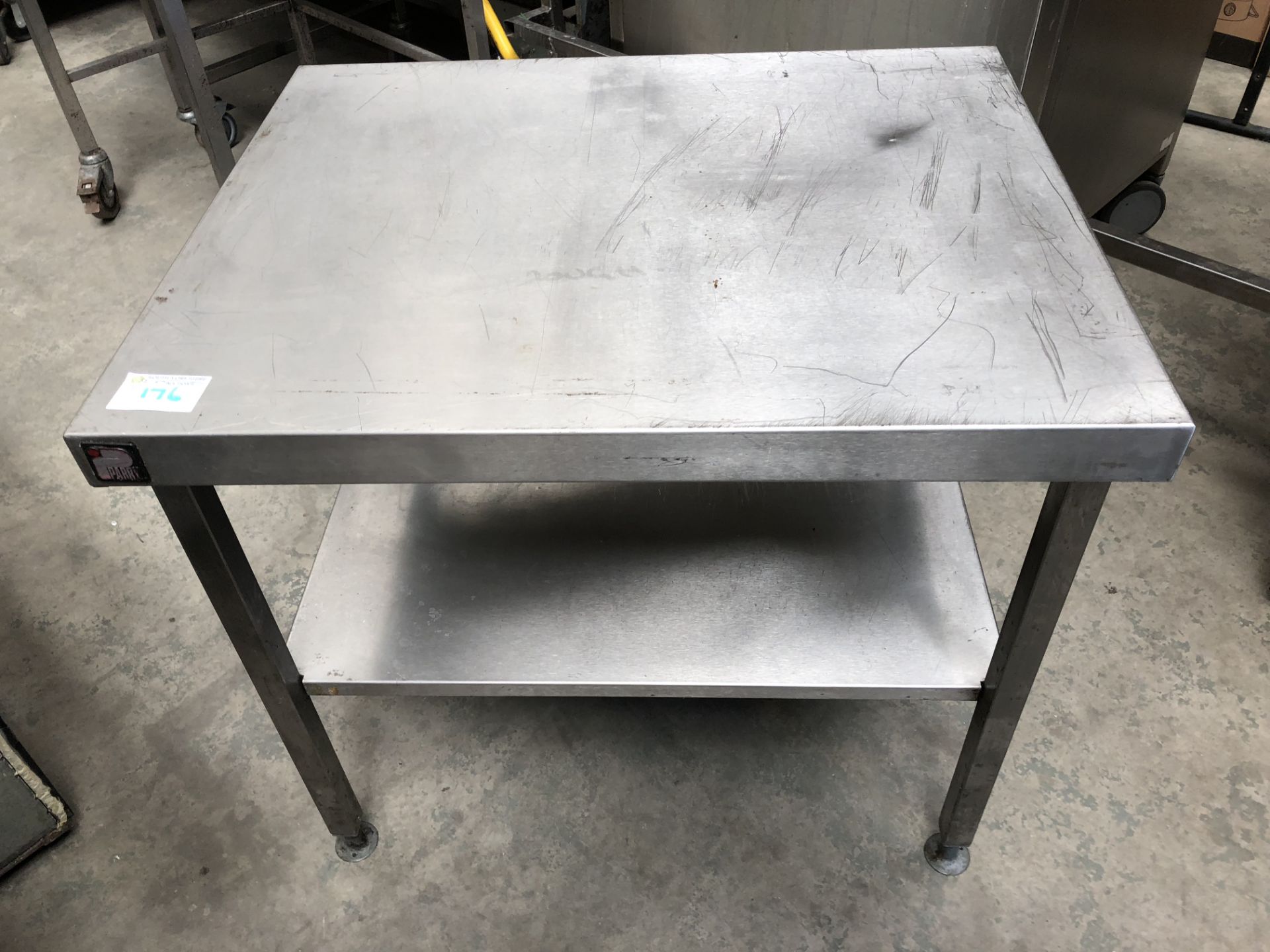 Stainless Steel Table with Under Shelf