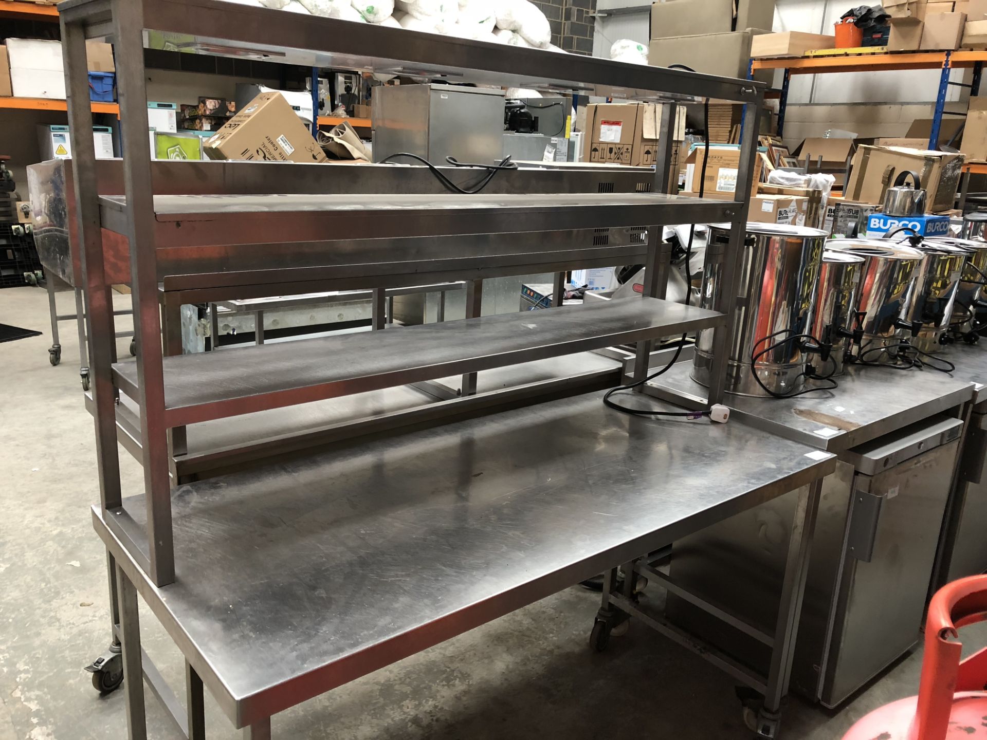 3 Tier Heated Gantry on Table