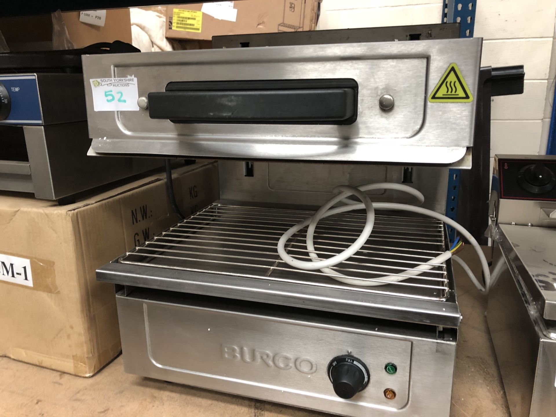 Burco Rise and Fall Salamander Grill