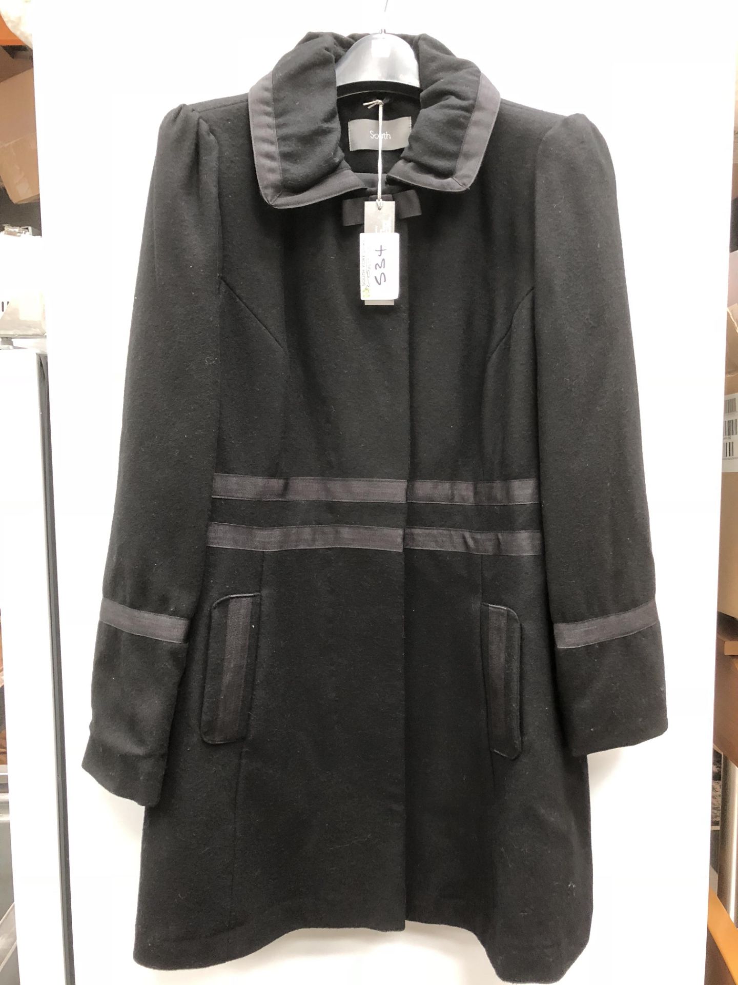 South, Black Size 16 Coat New with Tags