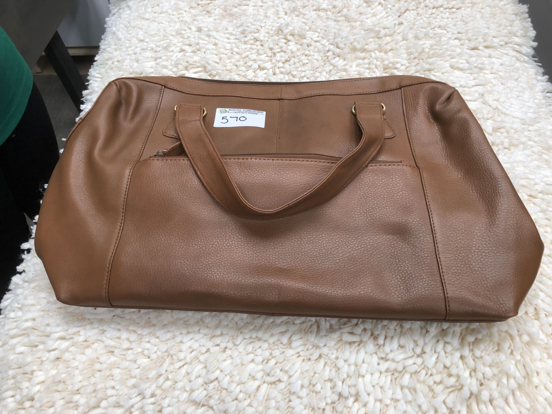 Large Leather Travel Bag/Handbag