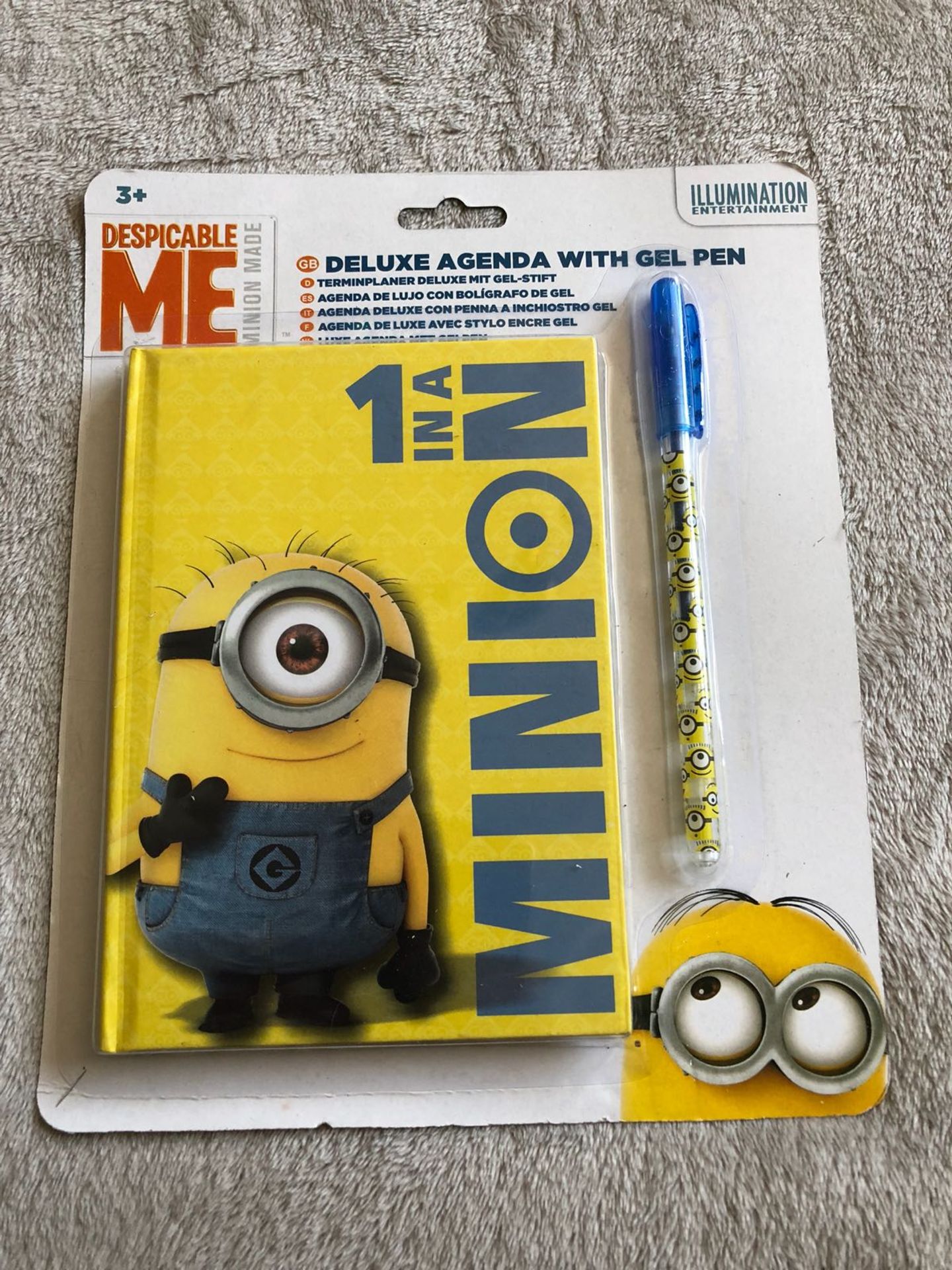 8 Despicable Me Minions Note Pad and Pen New in Box