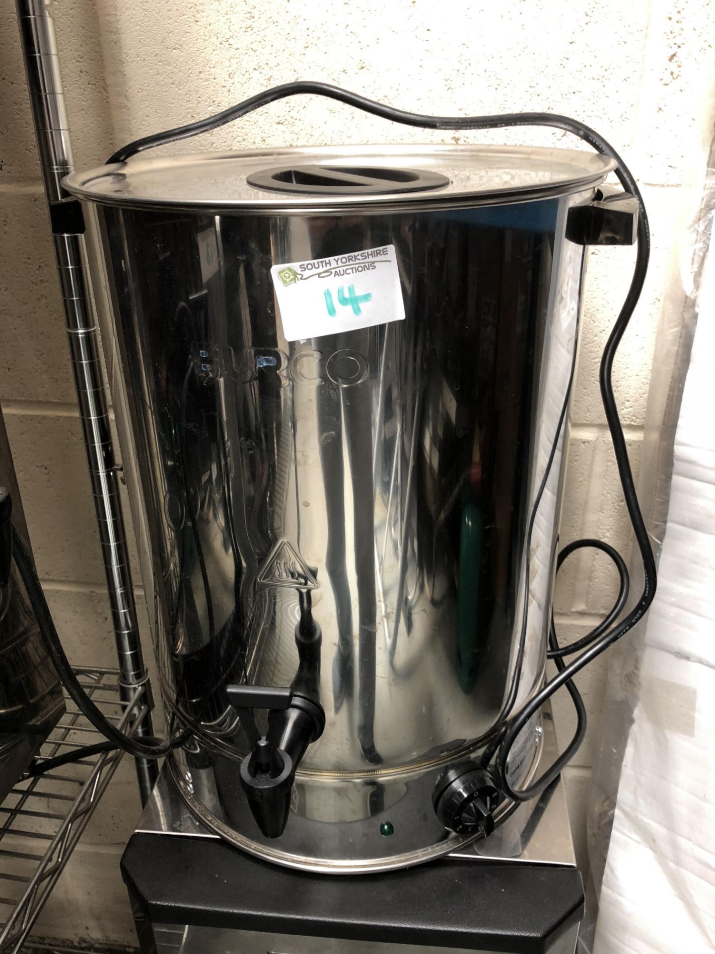 Manual Fill Burco 30 Litres Catering Hot Water Boiler