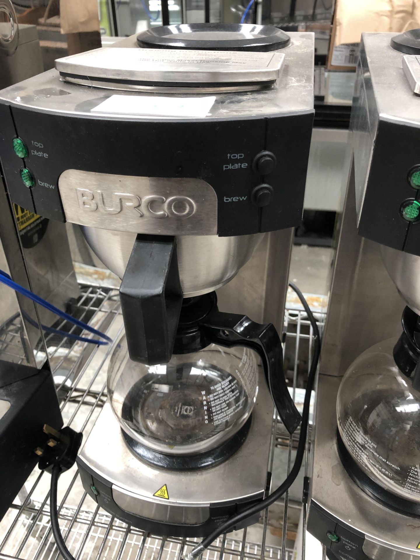 Burco Coffee Brewer with 2 Heat Pads and 1 Jug