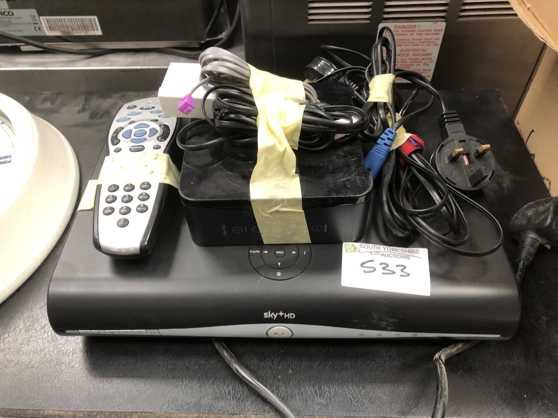 Sky Box, Modem, Controls and Wires