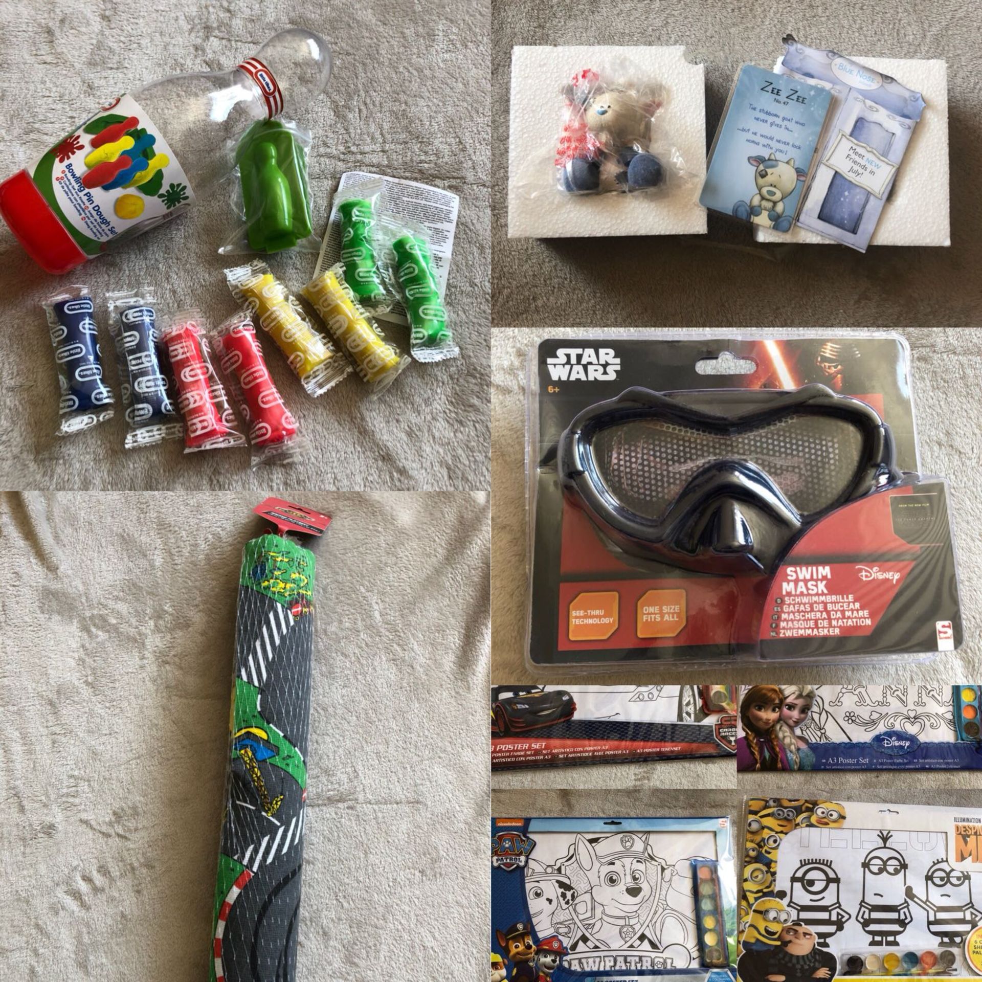 Mixed Lot Toys, Playdough Set,Swim Mask etc etc