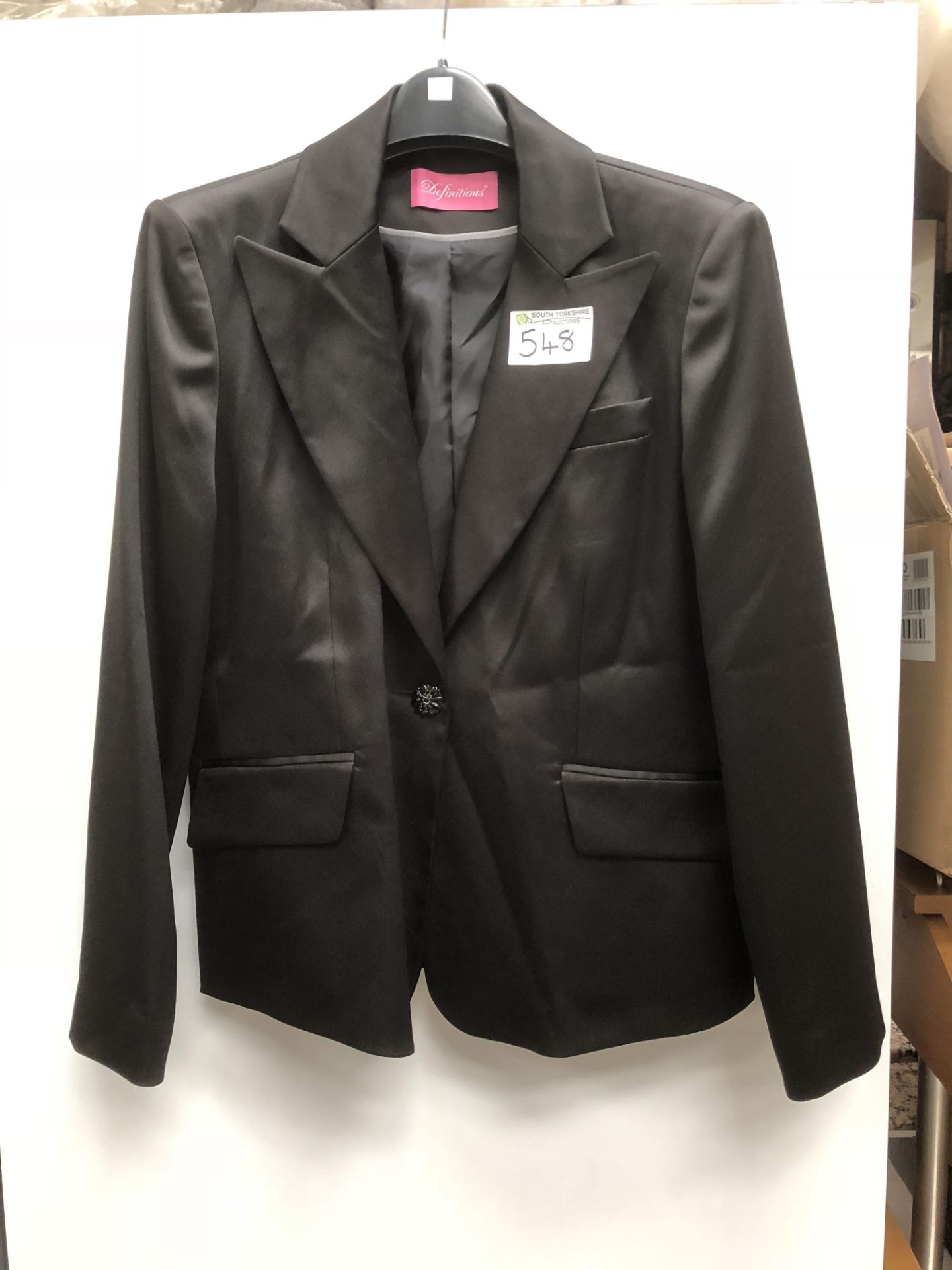 Black Suit Jacket Size 16
