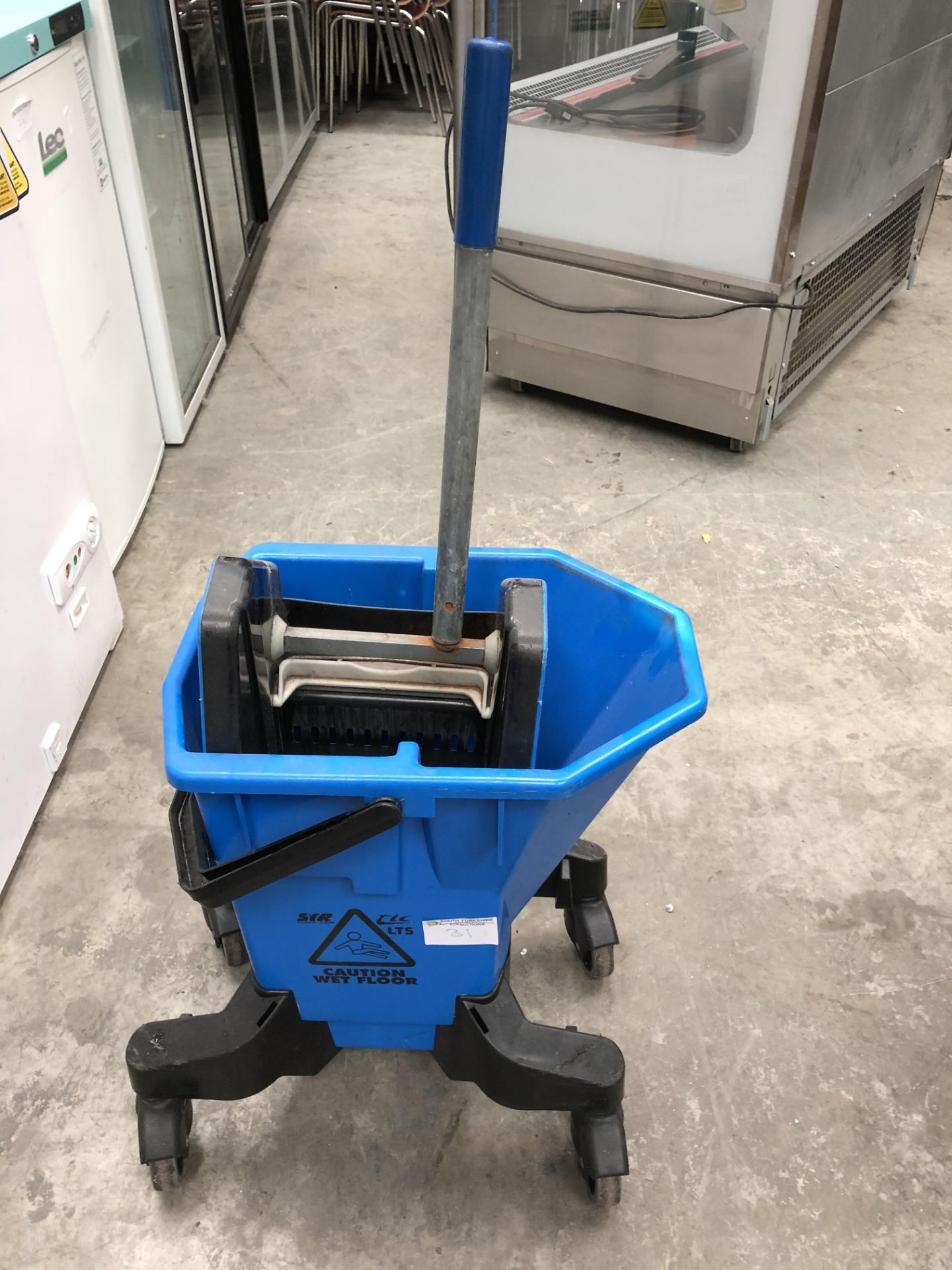 Mop Bucket with Wringer and Wheels