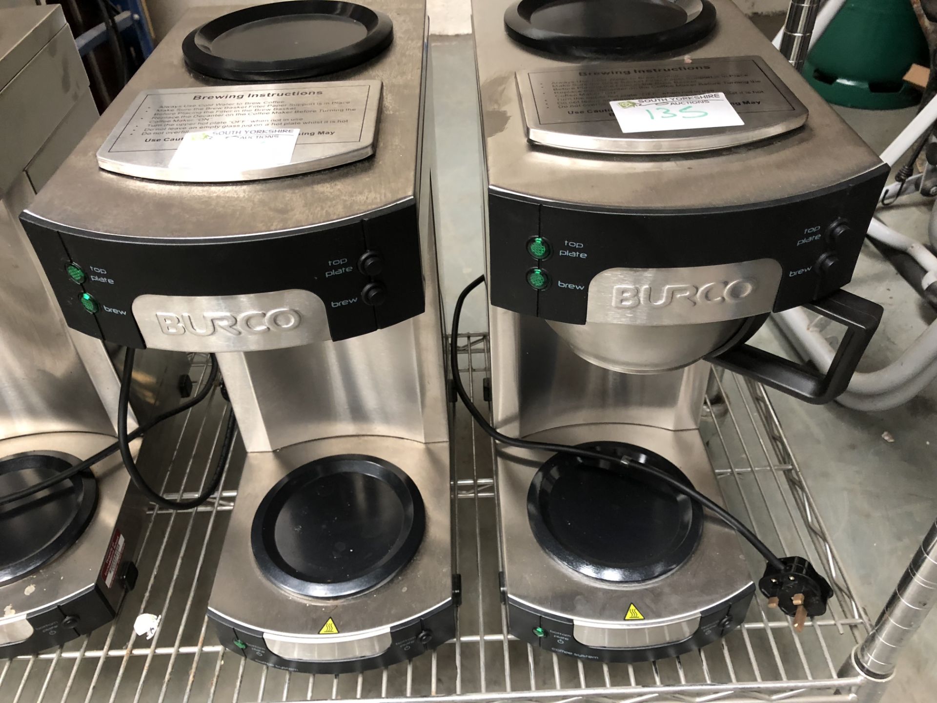 Burco Commercial Twin Pad Coffee Brewers,