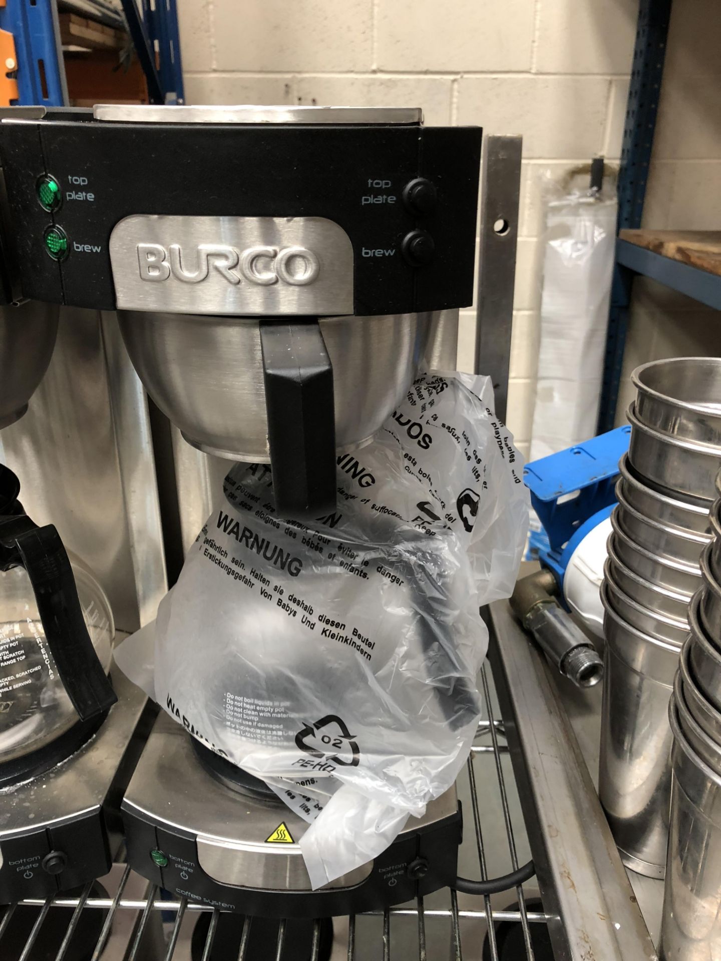 Burco Commercial Twin Pad Coffee Brewer