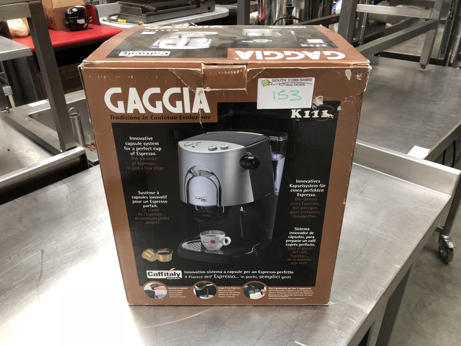 Gaggia Coffee Machine and Instructions