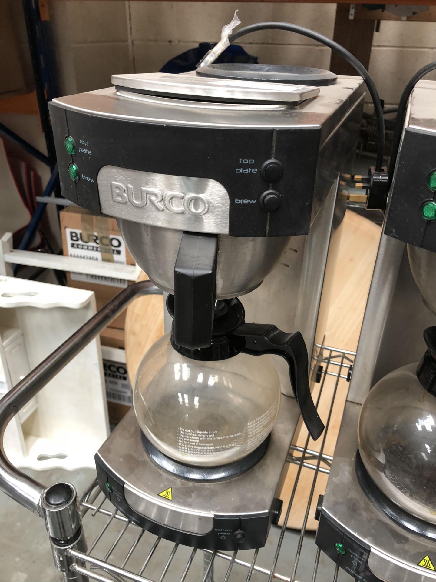 Burco Commercial Twin Pad Coffee Brewer